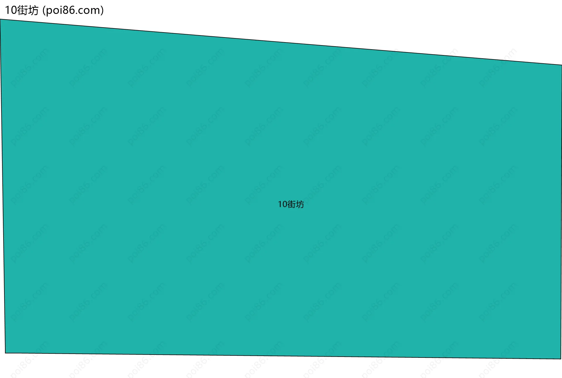 10街坊边界地图