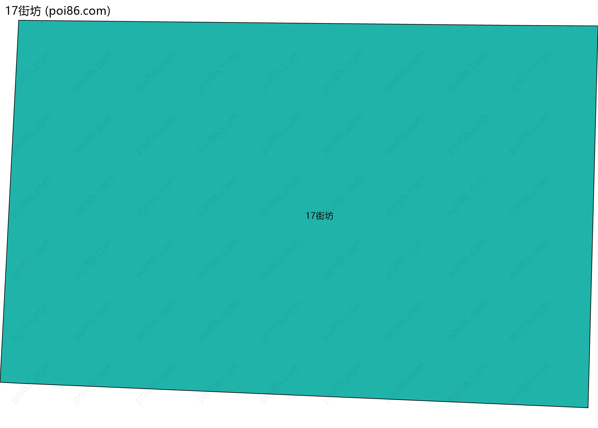 17街坊边界地图