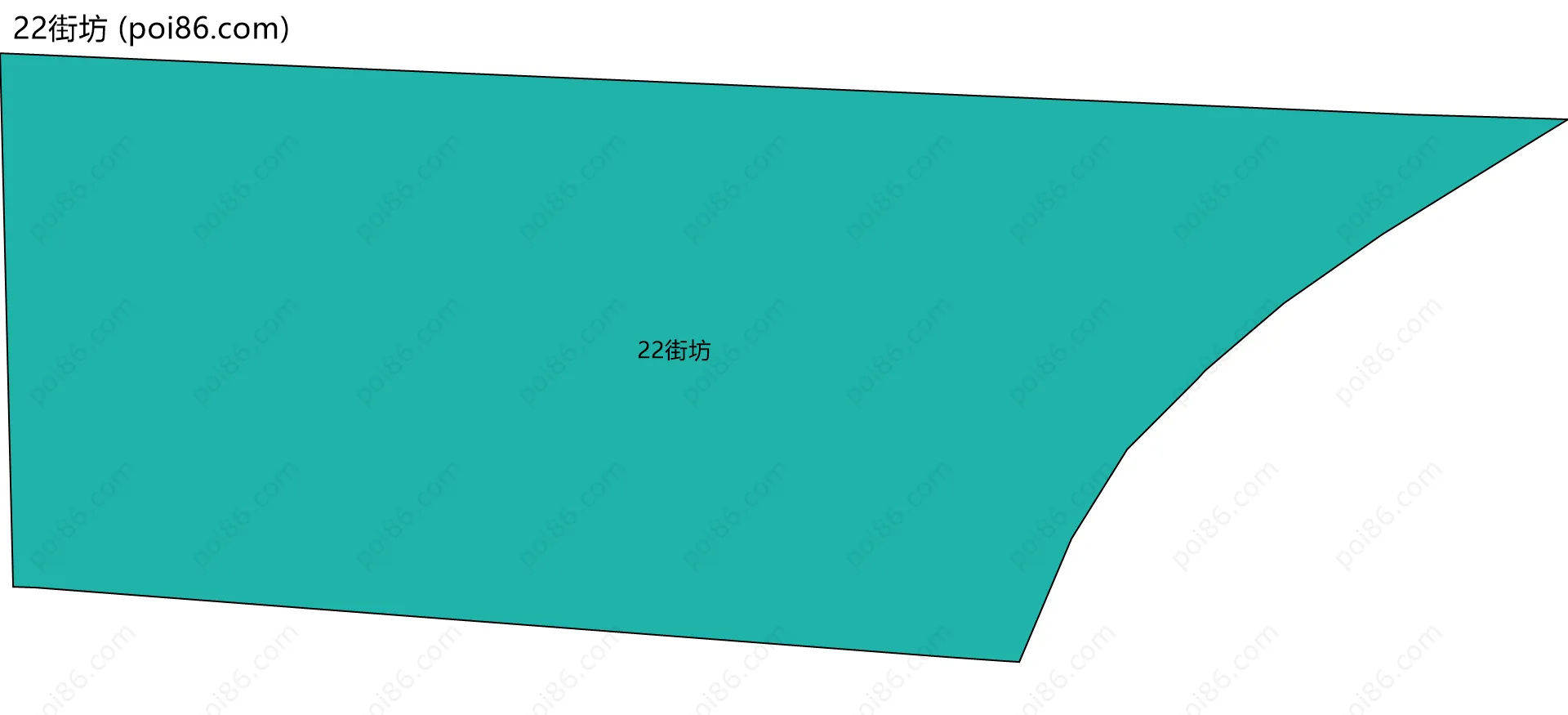 22街坊边界地图