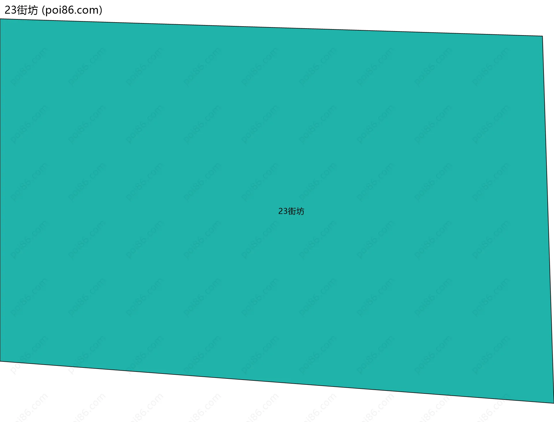 23街坊边界地图