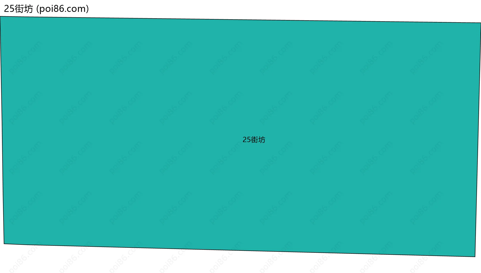 25街坊边界地图