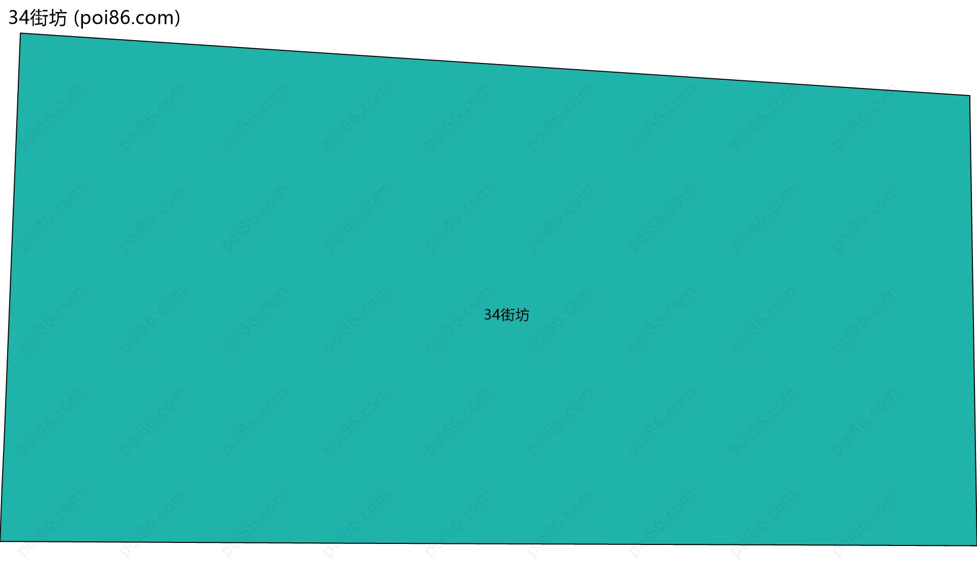 34街坊边界地图