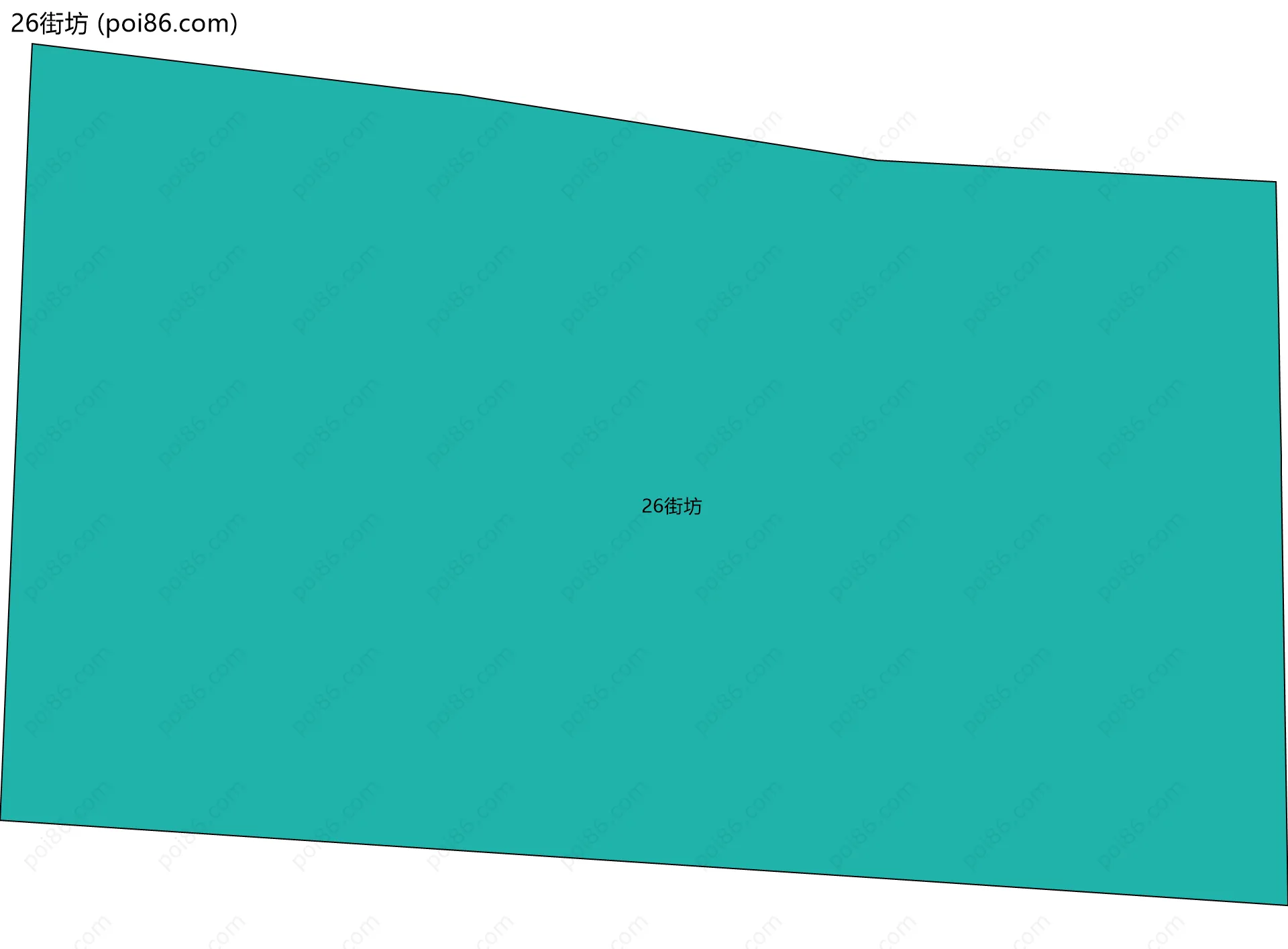 26街坊边界地图