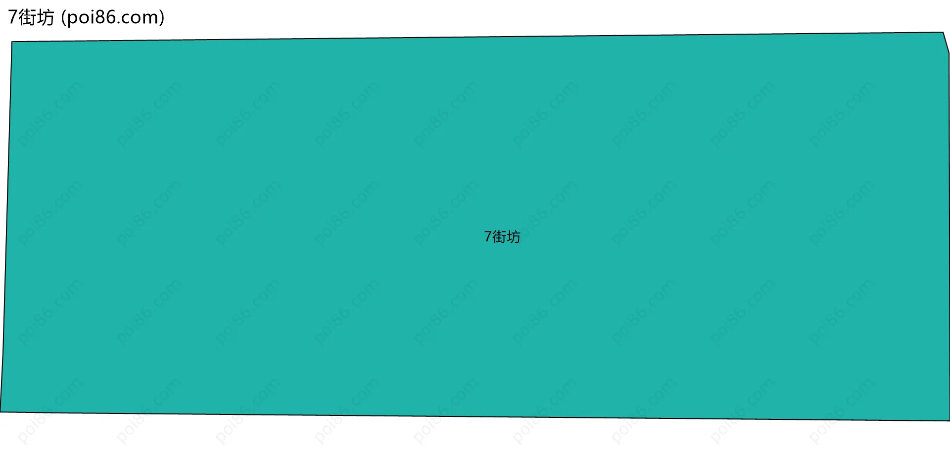 7街坊边界地图