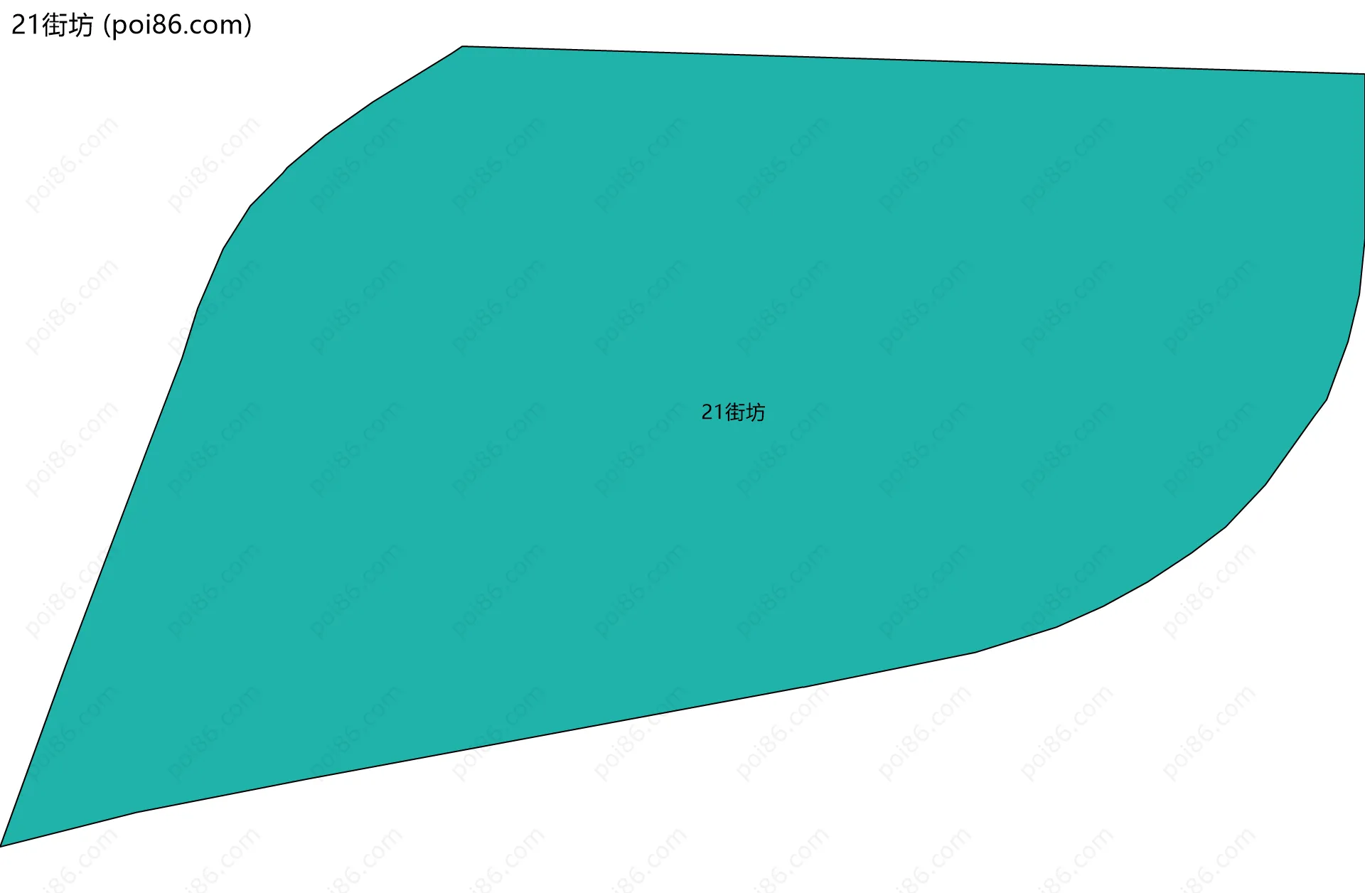 21街坊边界地图