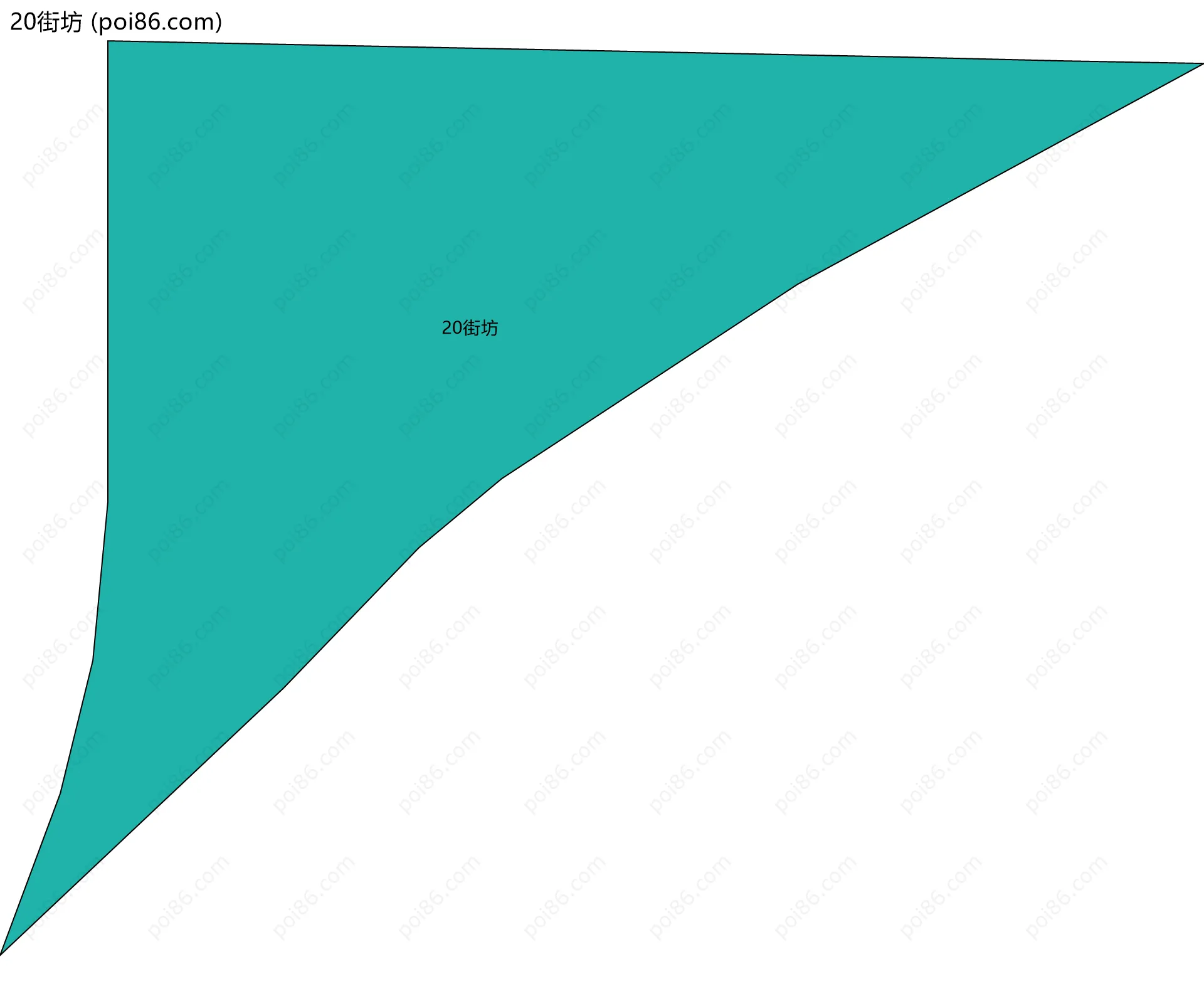 20街坊边界地图