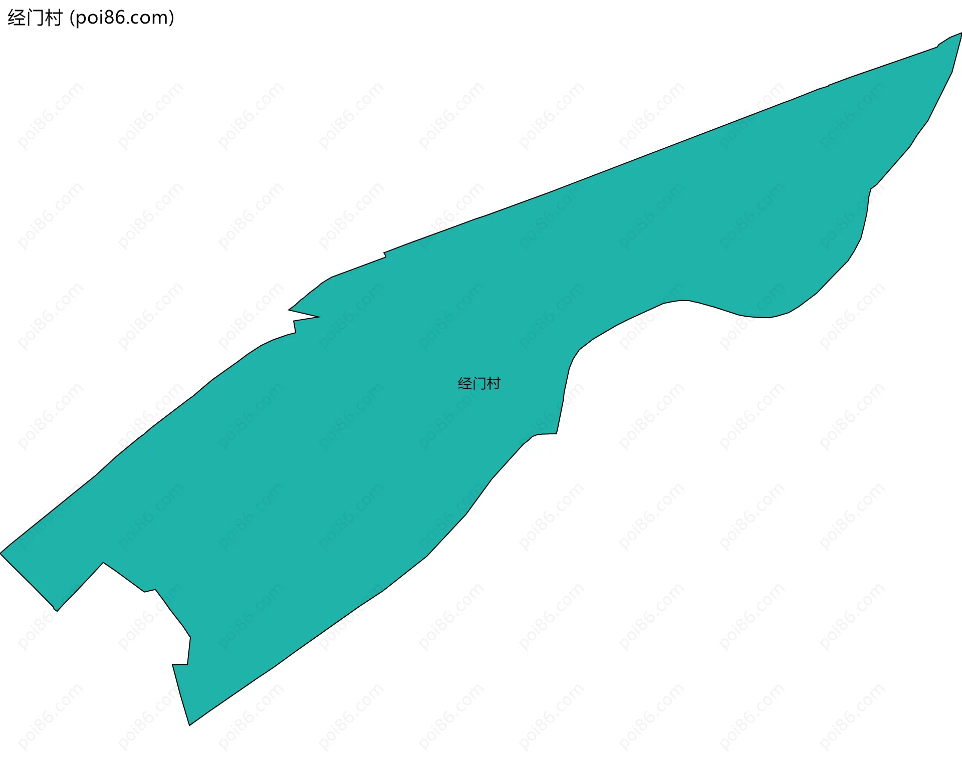 经门村边界地图