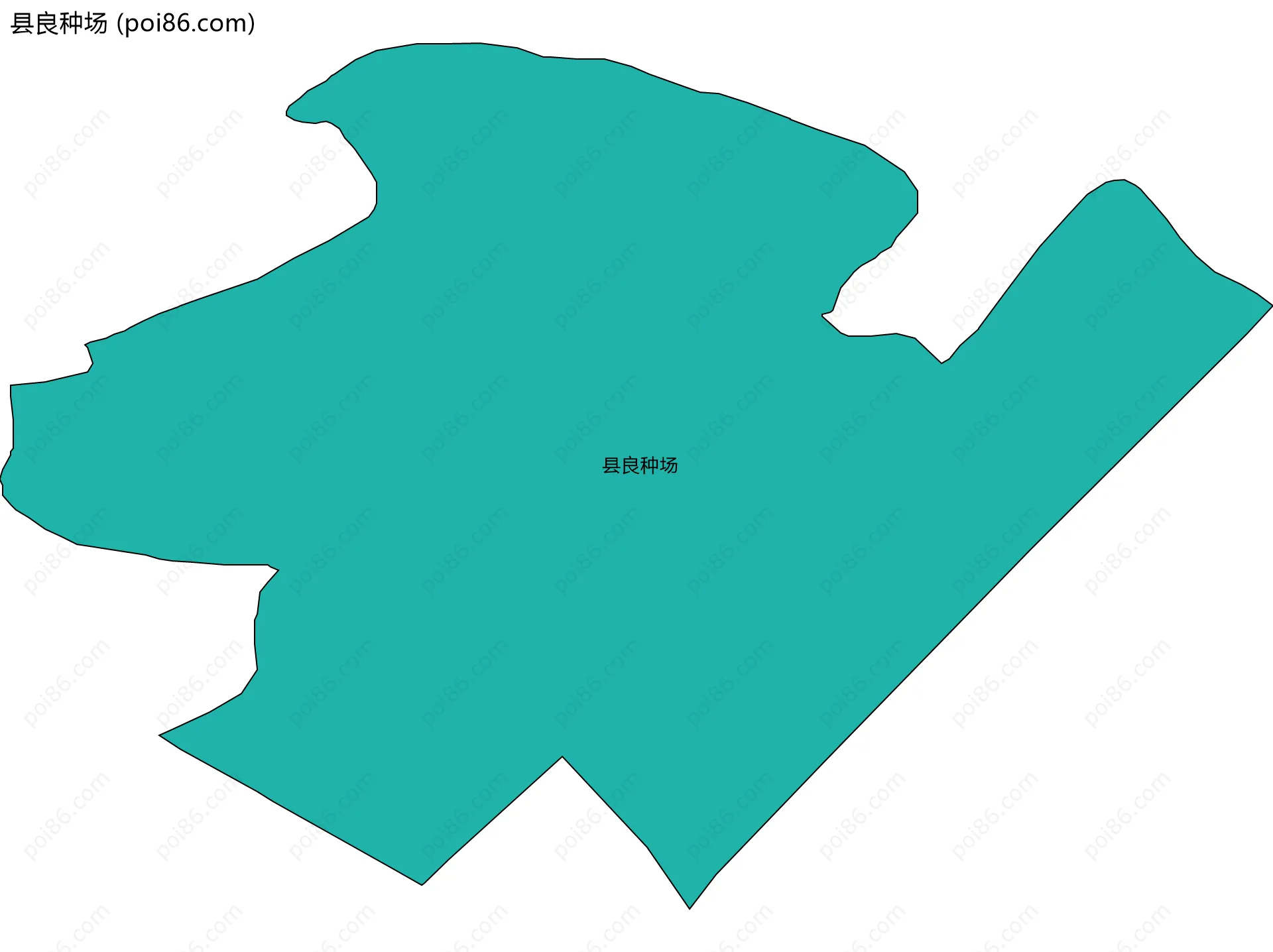 县良种场边界地图