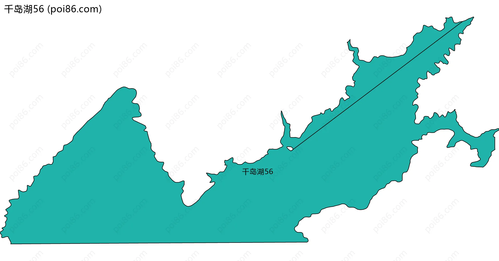 千岛湖56边界地图