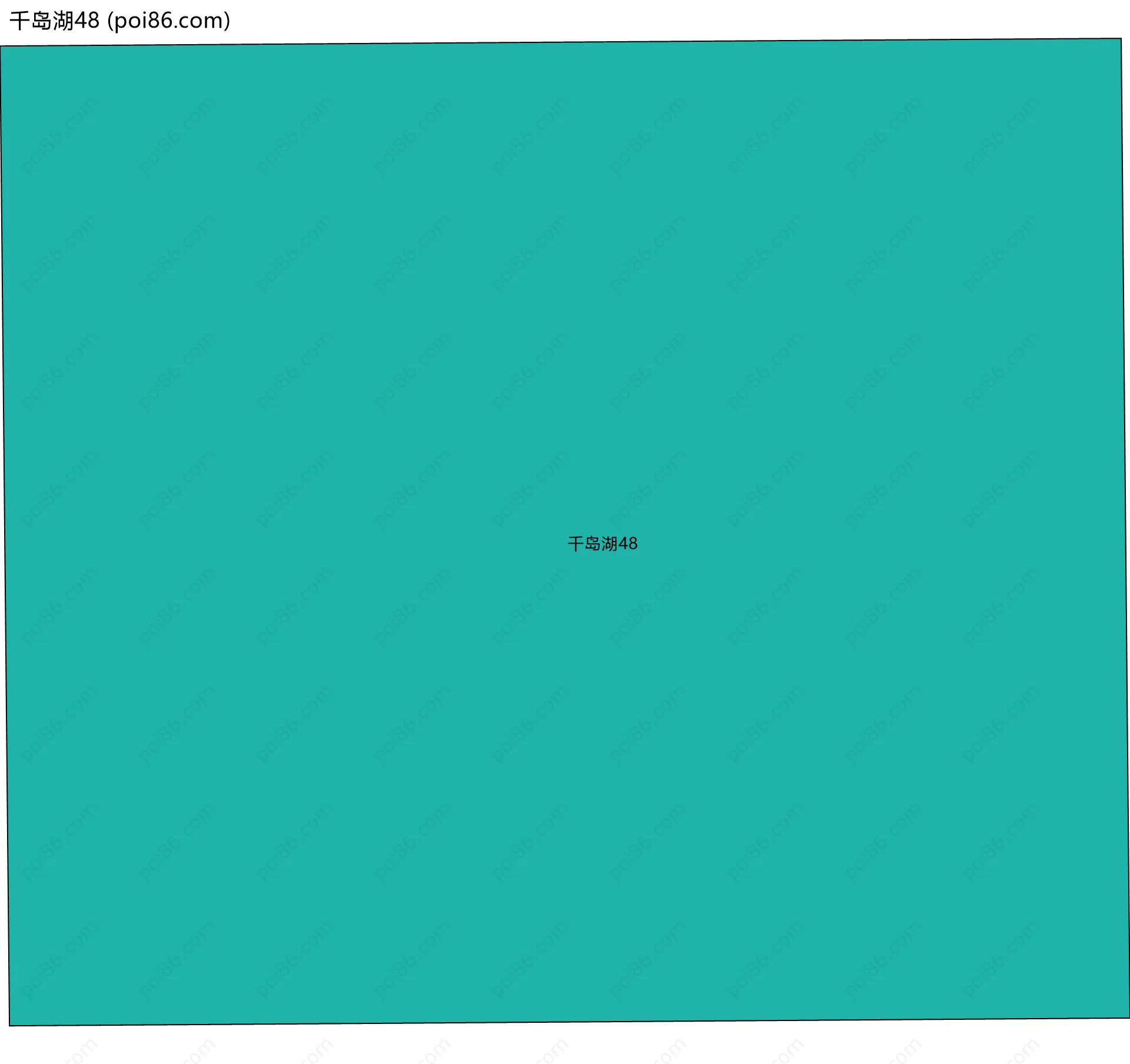 千岛湖48边界地图
