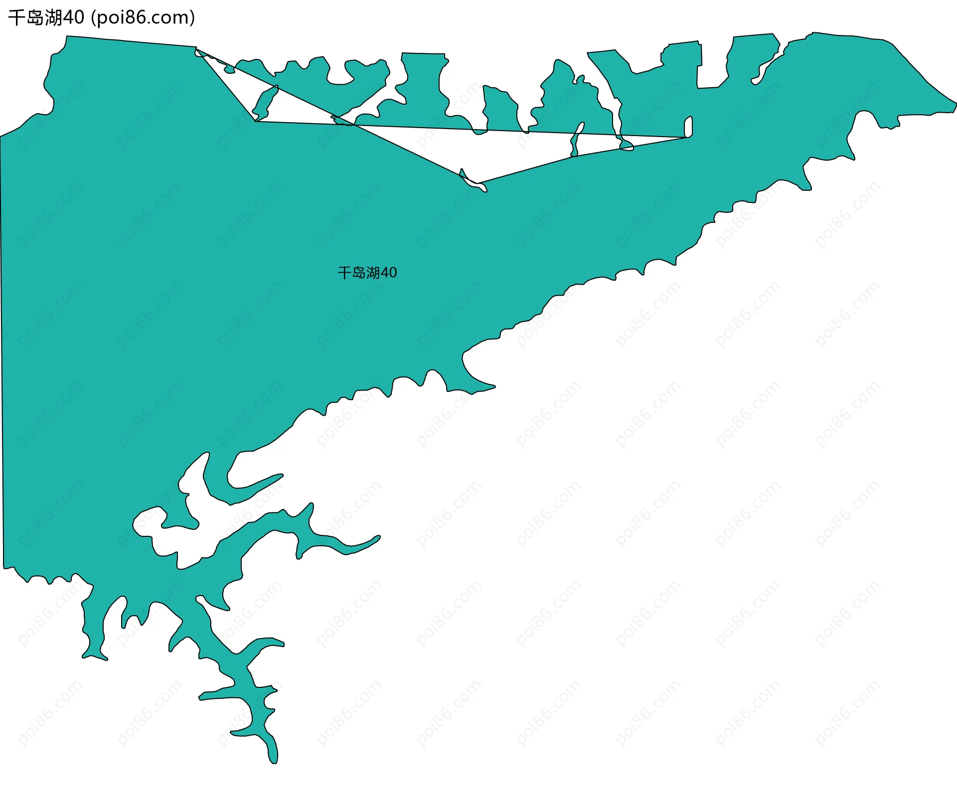 千岛湖40边界地图