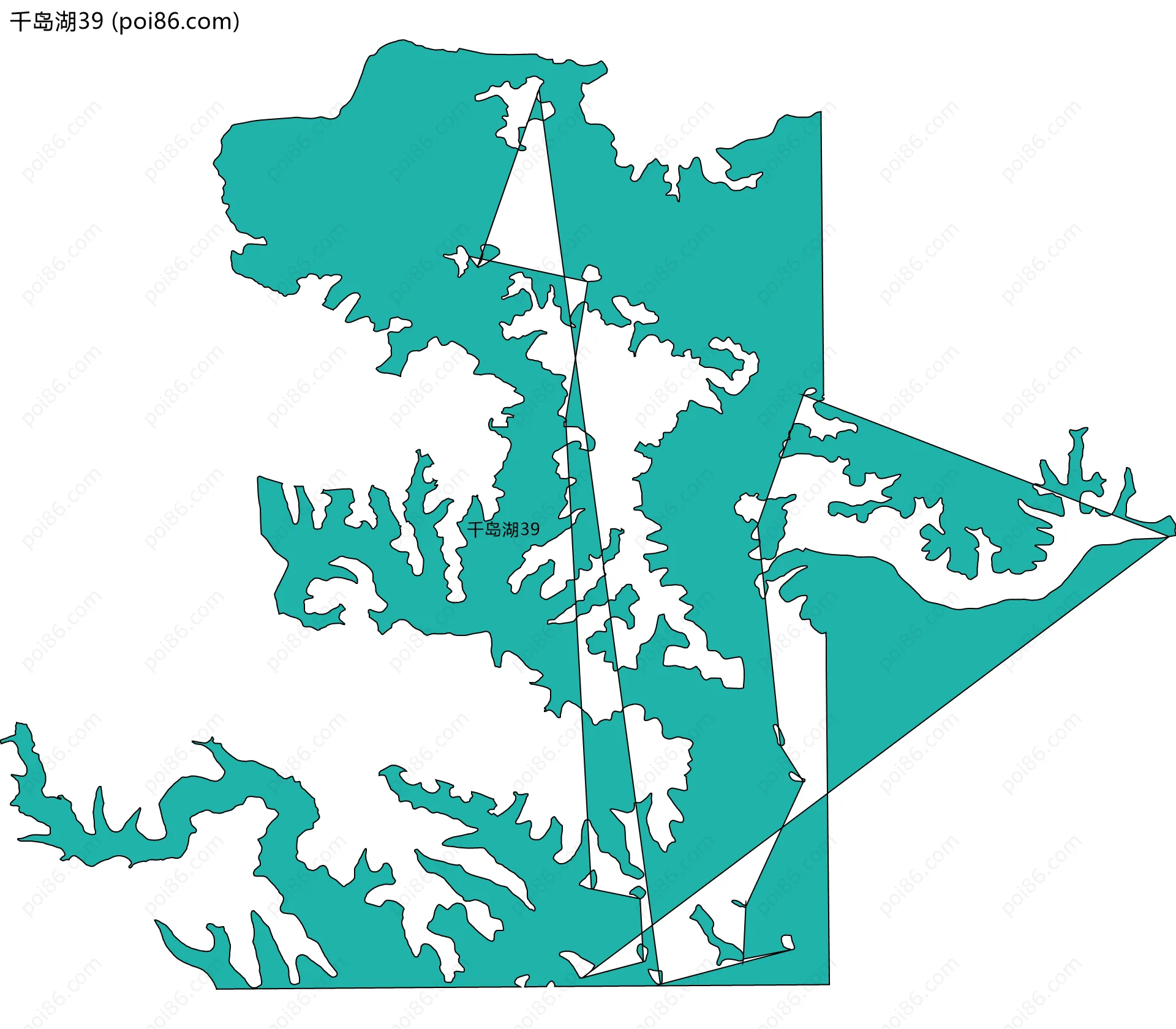 千岛湖39边界地图