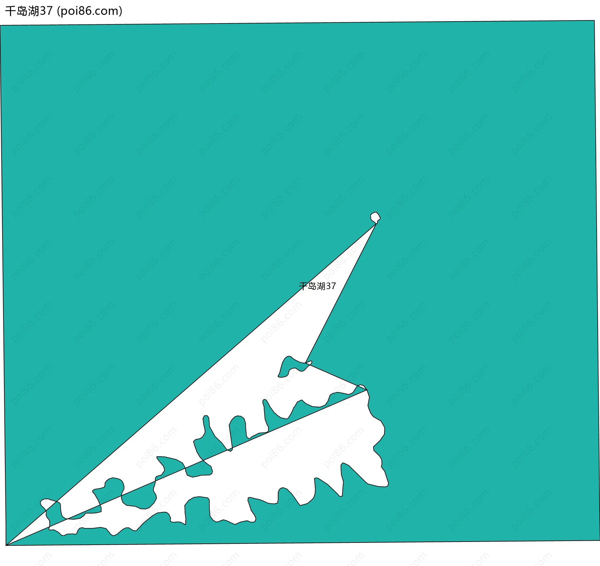 千岛湖37边界地图