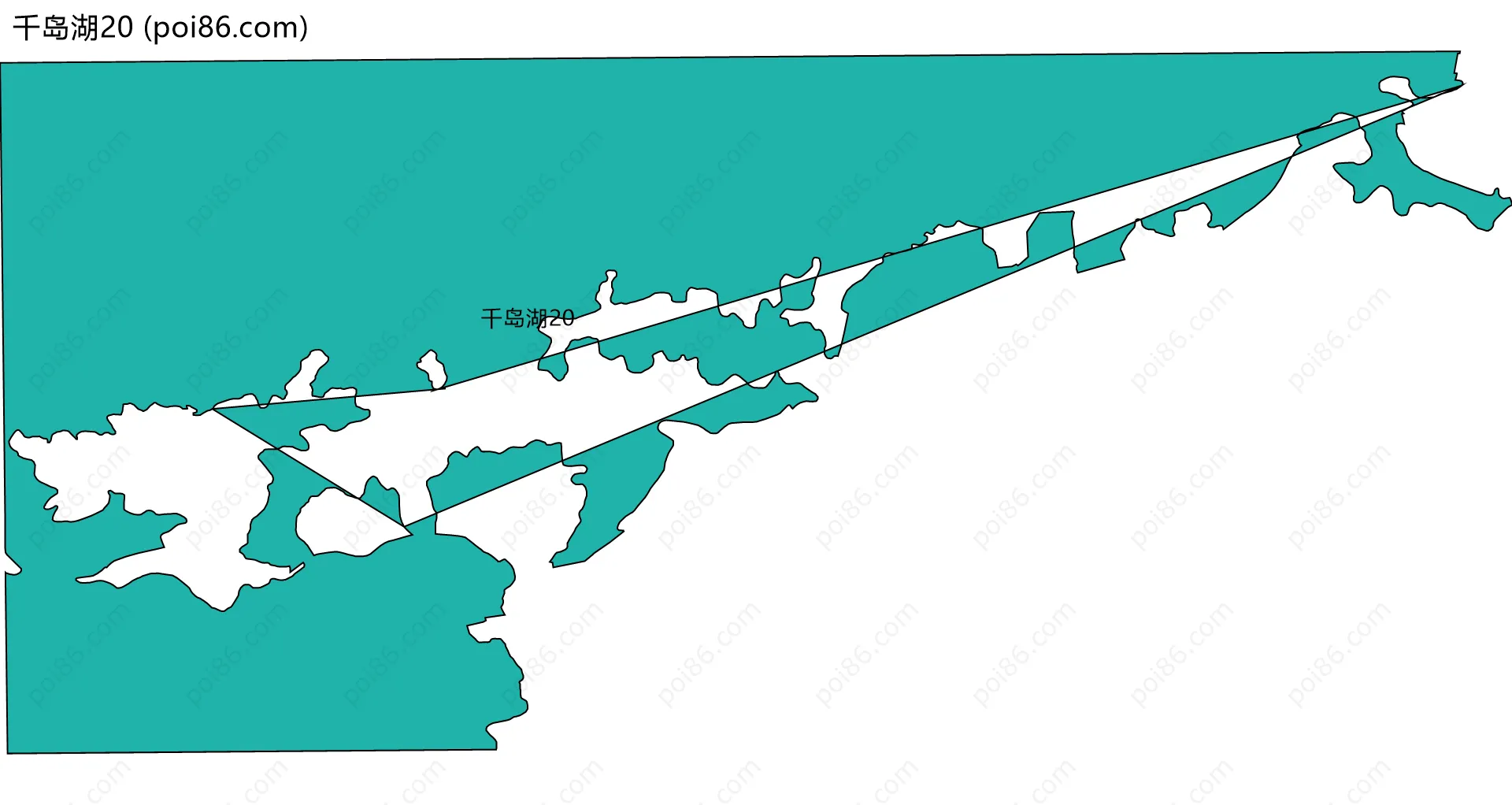 千岛湖20边界地图