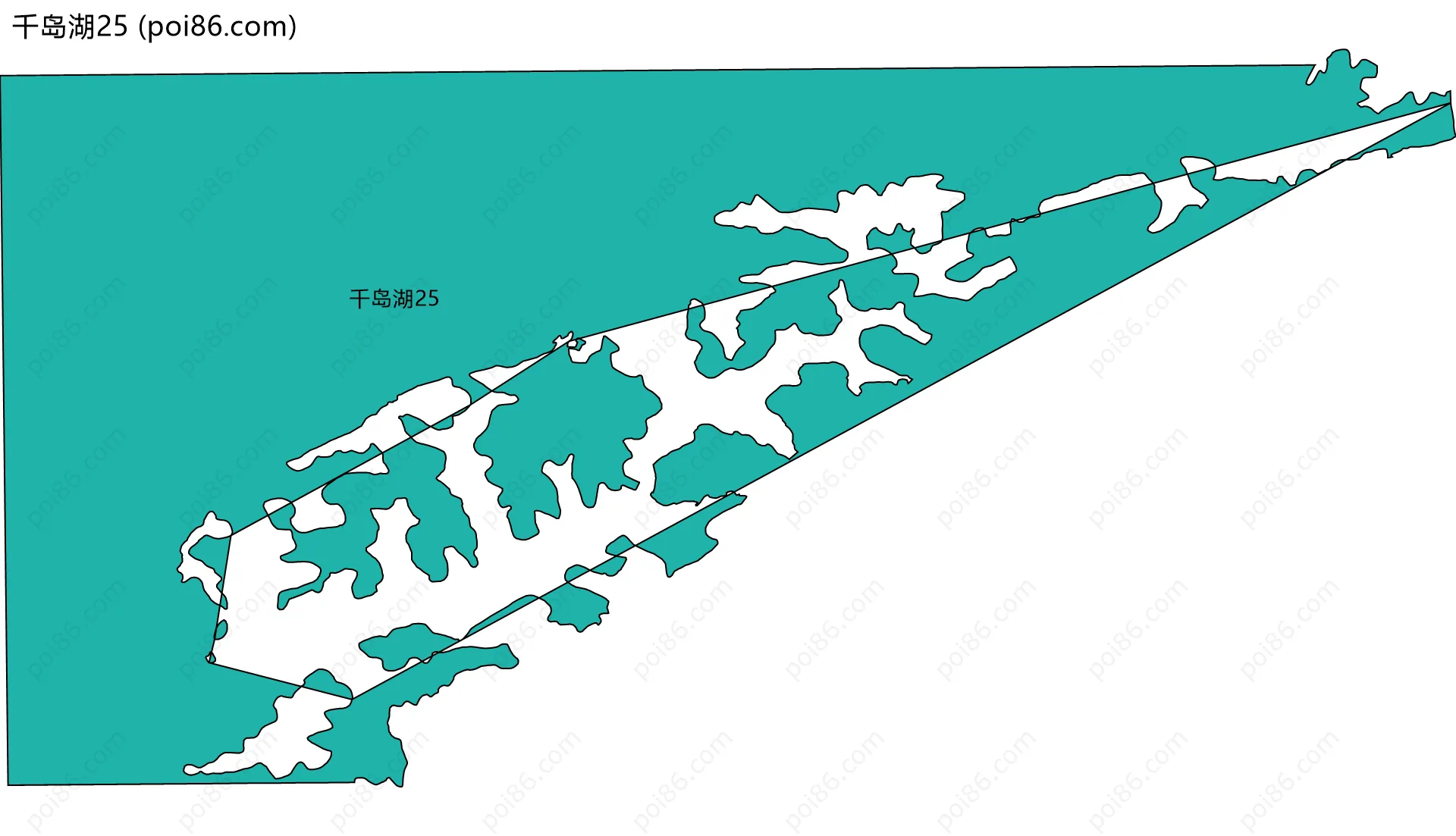 千岛湖25边界地图