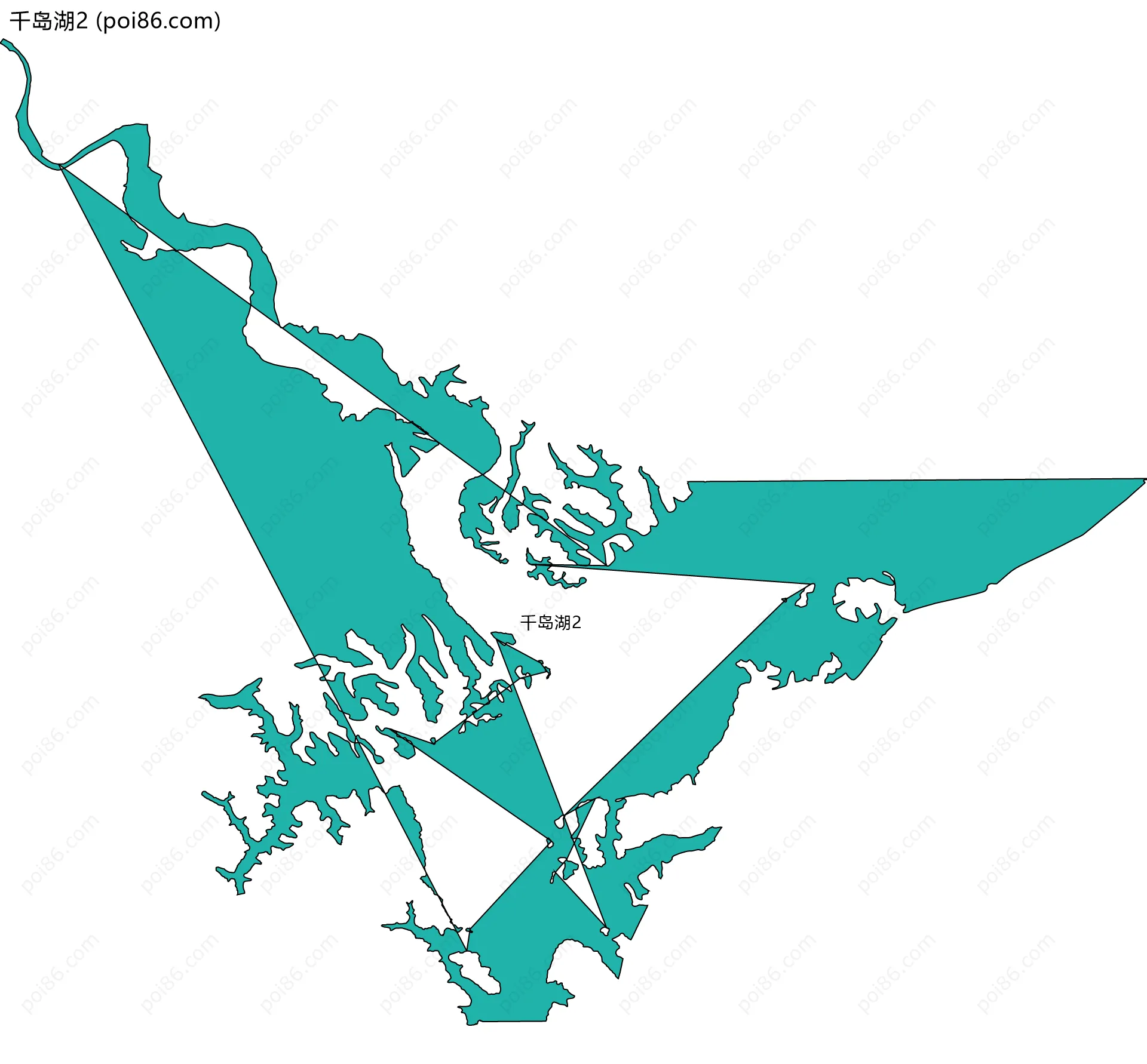 千岛湖2边界地图