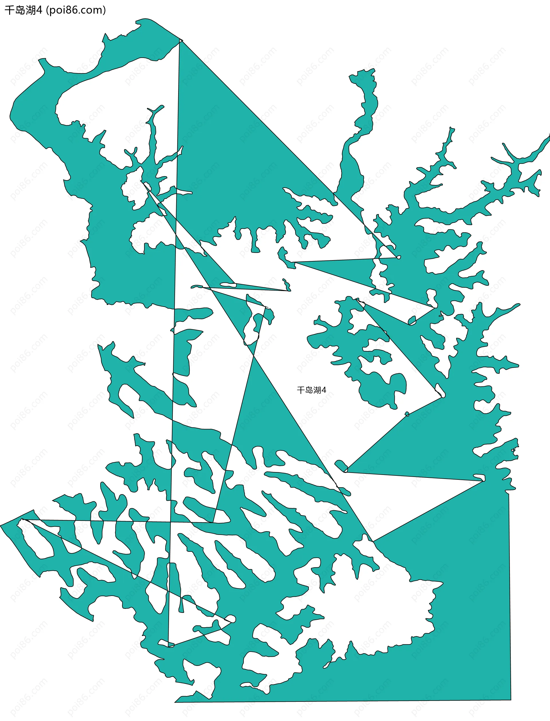 千岛湖4边界地图