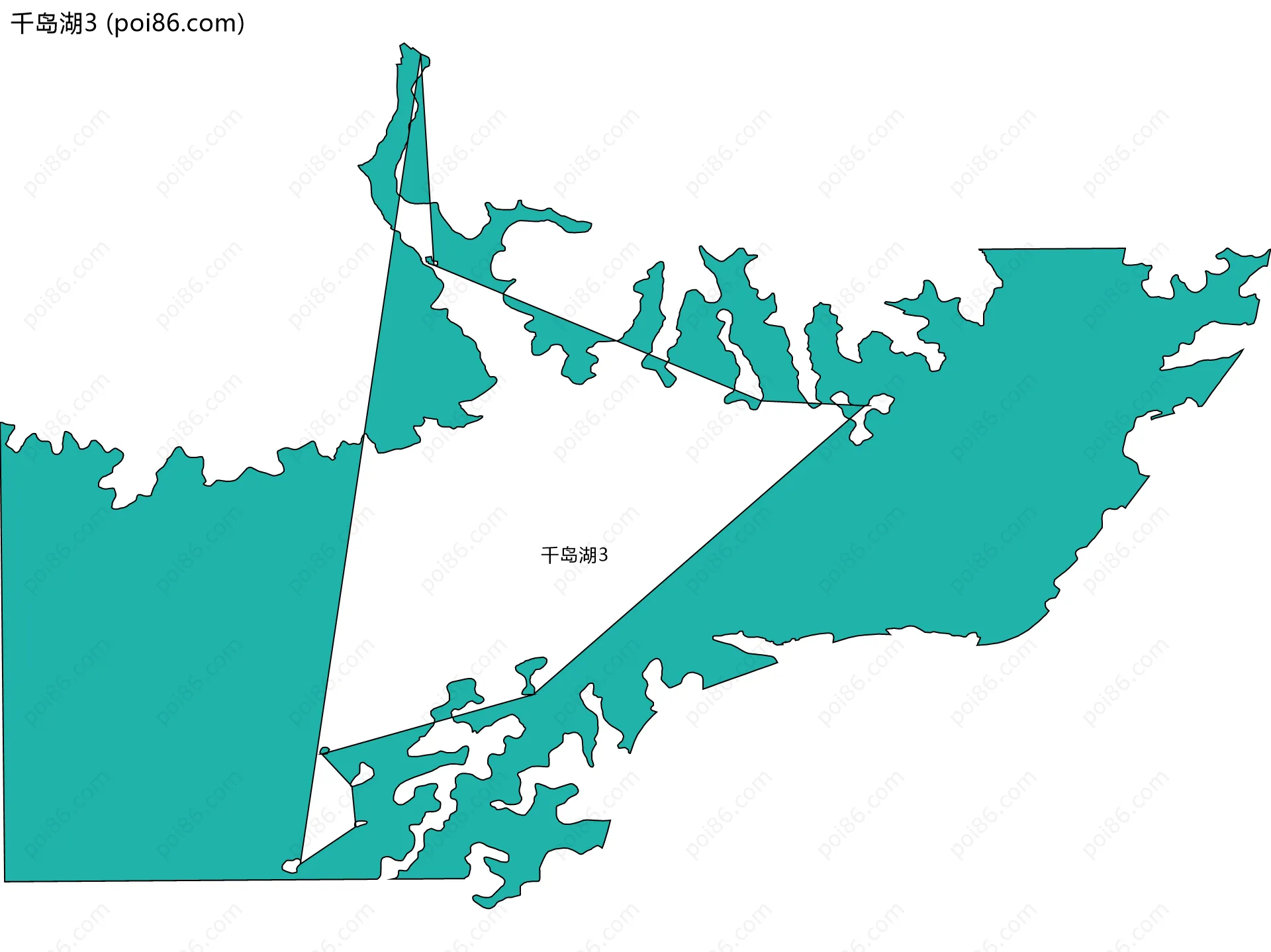 千岛湖3边界地图