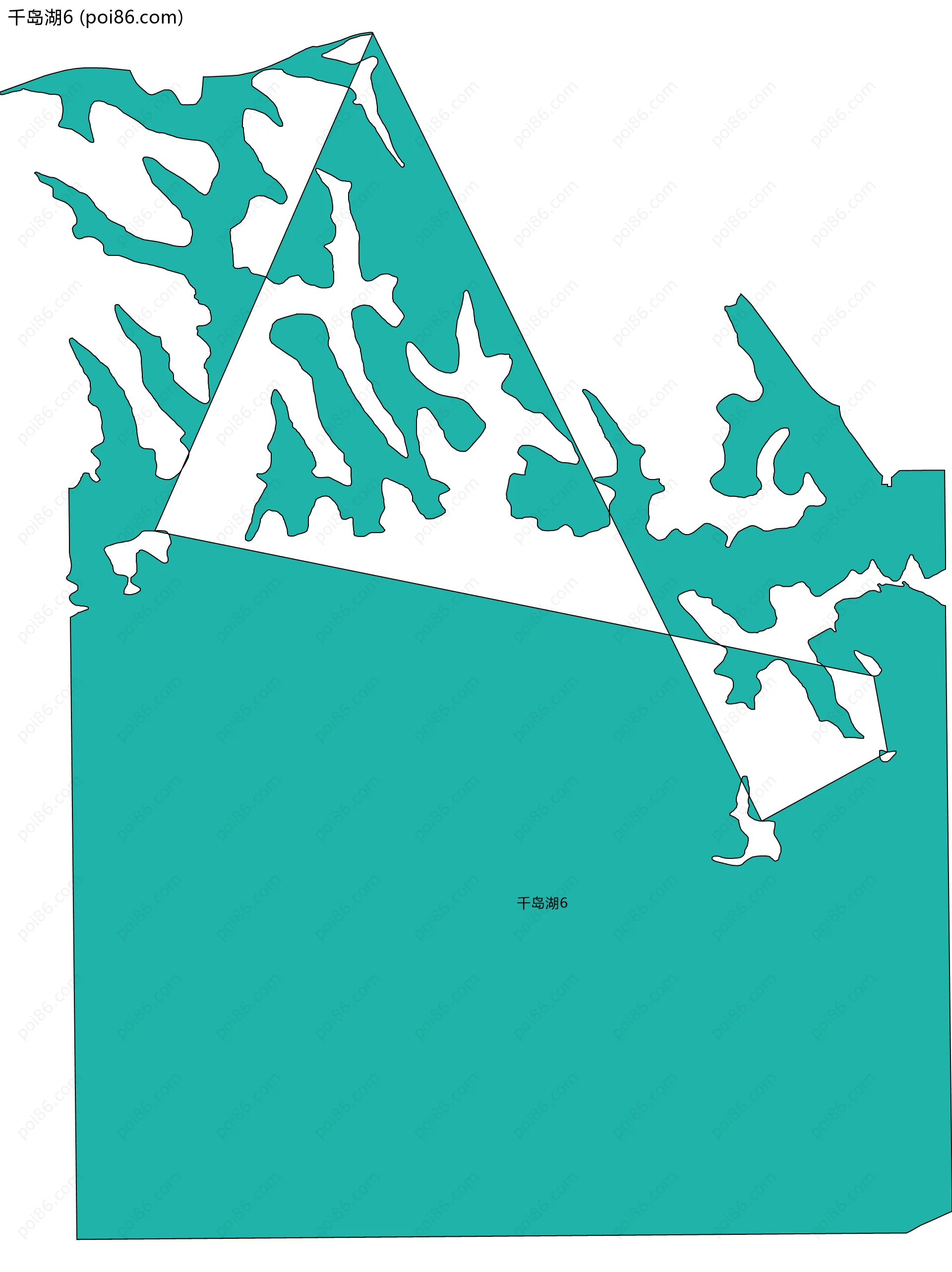 千岛湖6边界地图