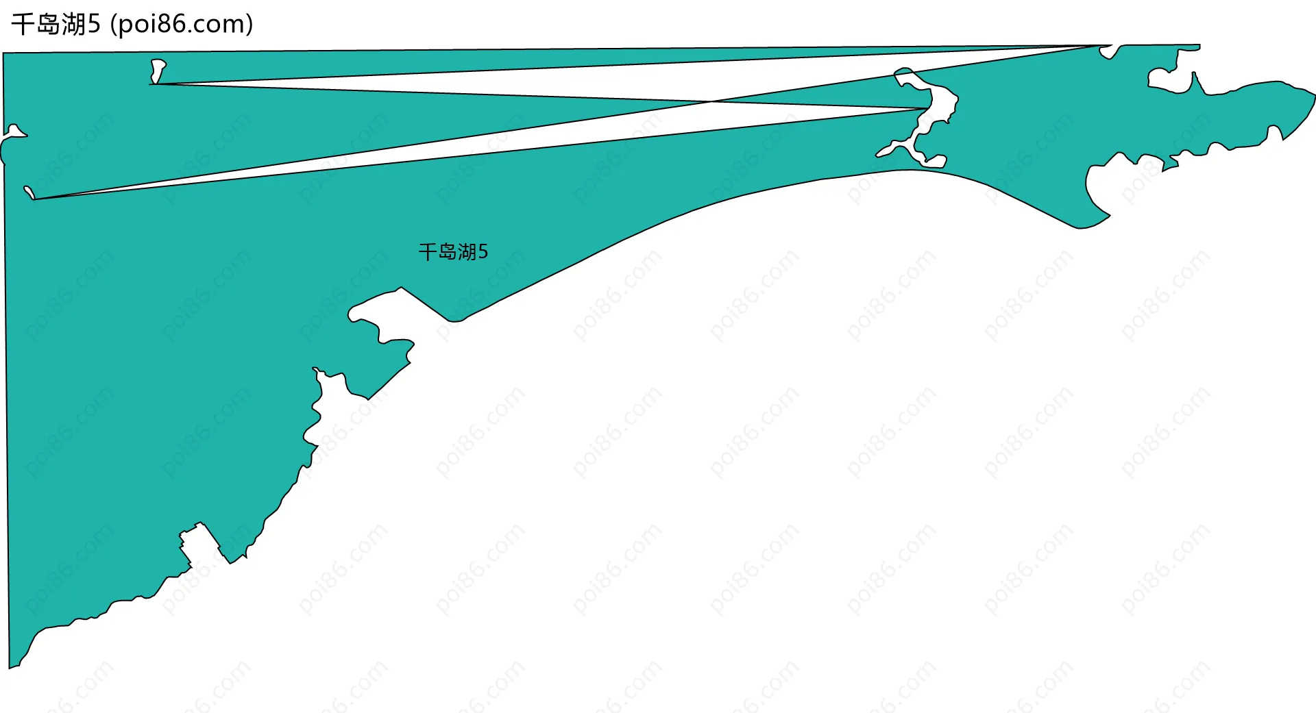 千岛湖5边界地图