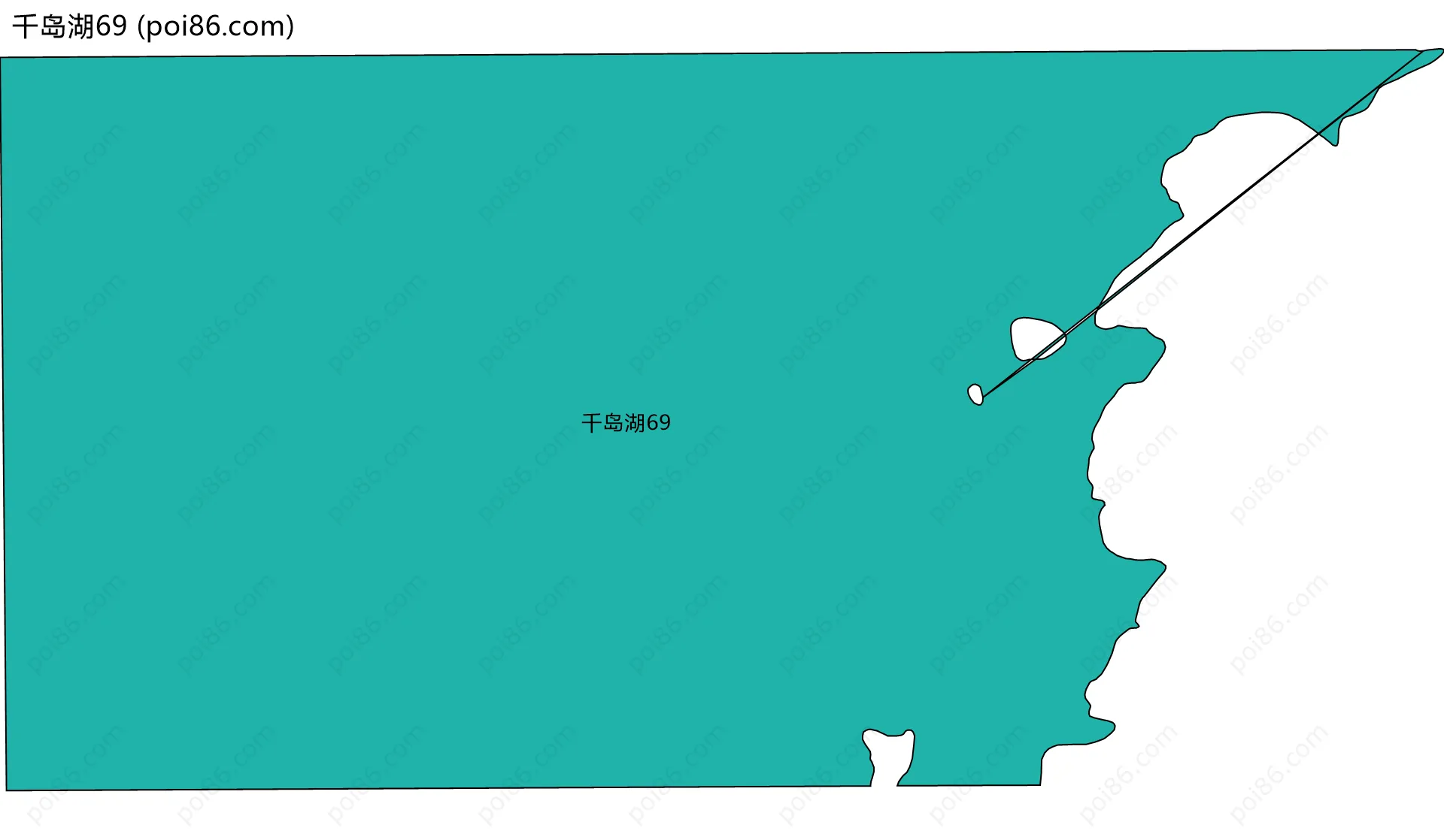 千岛湖69边界地图