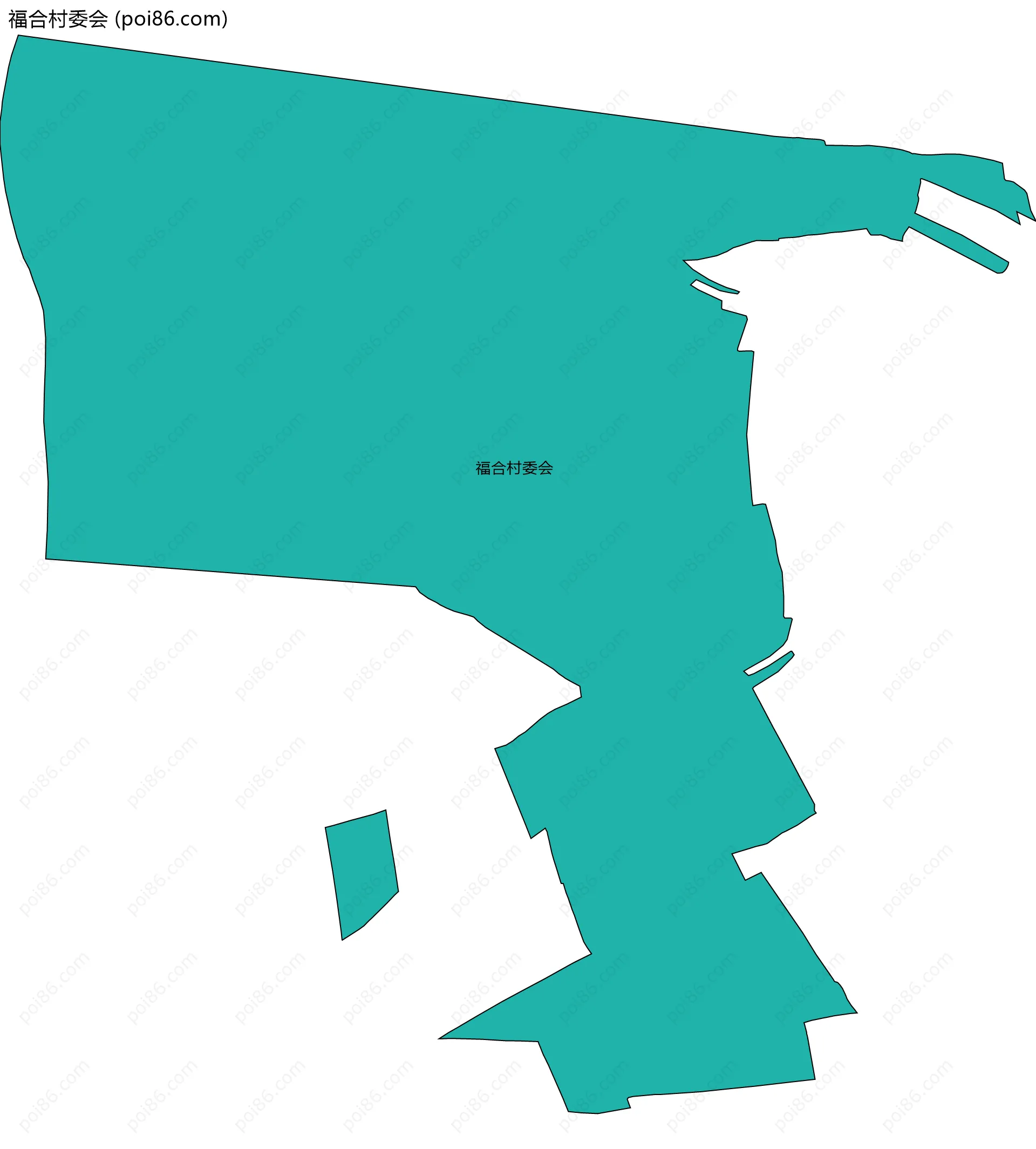 福合村委会边界地图