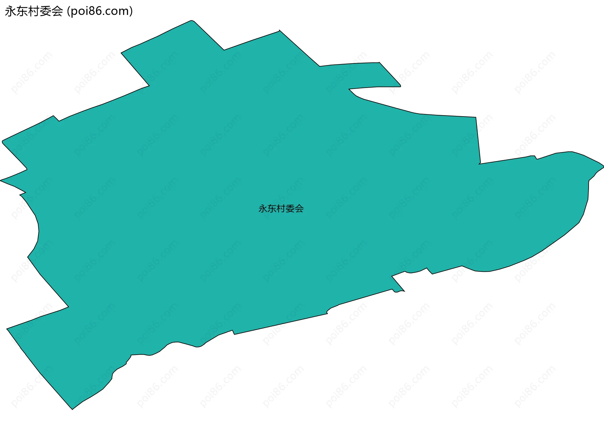 永东村委会边界地图