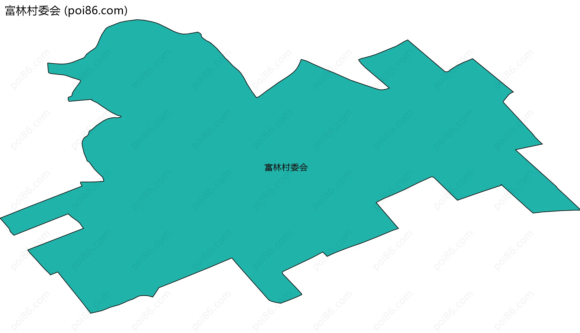 富林村委会边界地图