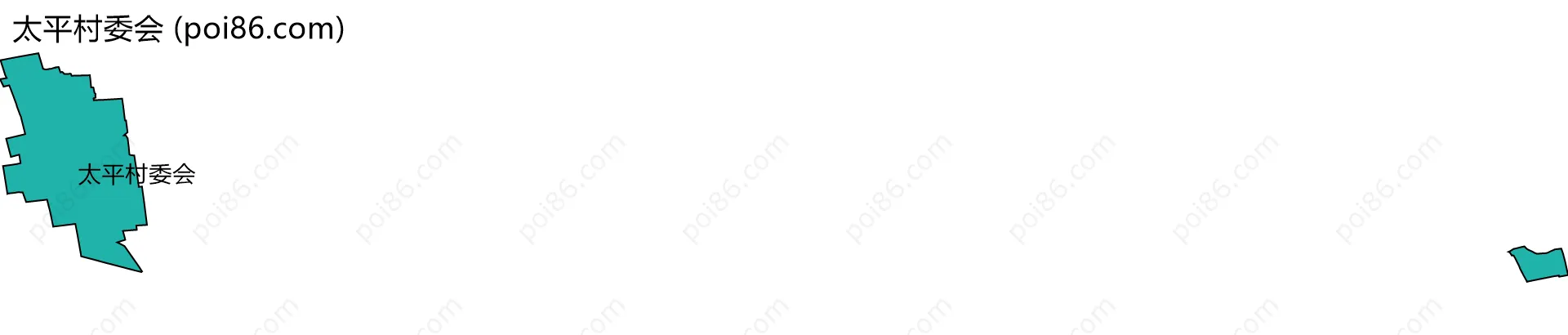 太平村委会边界地图