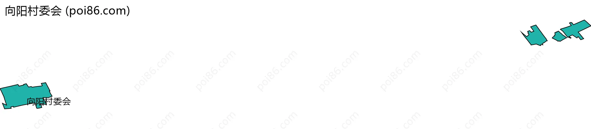 向阳村委会边界地图