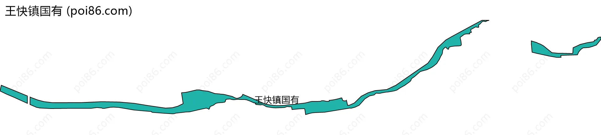 王快镇国有边界地图