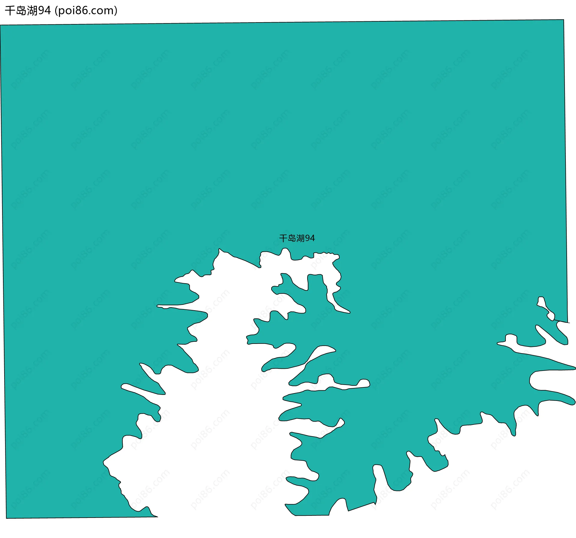 千岛湖94边界地图