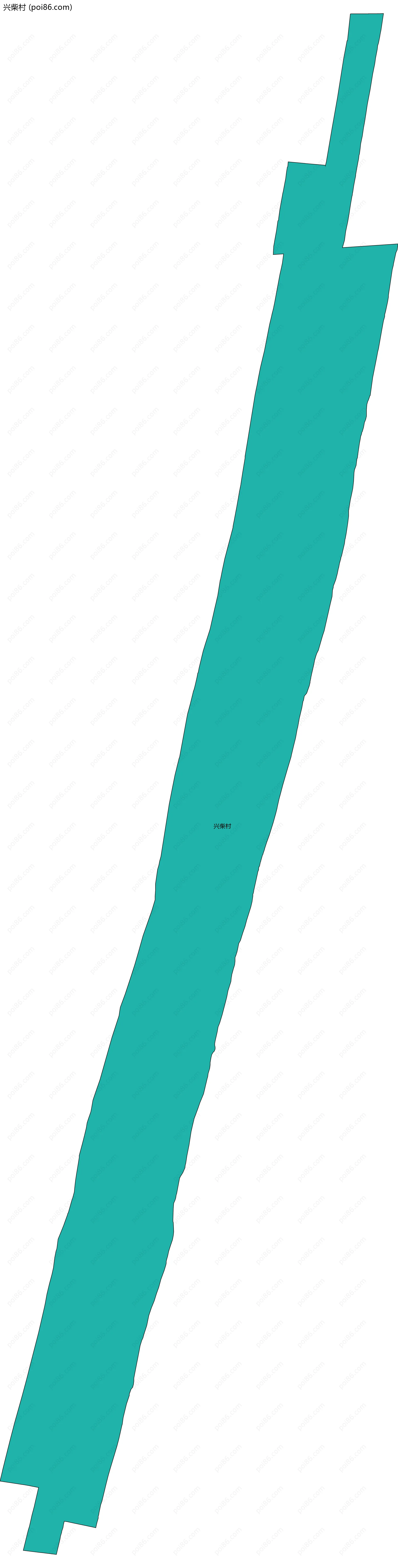 兴柴村边界地图