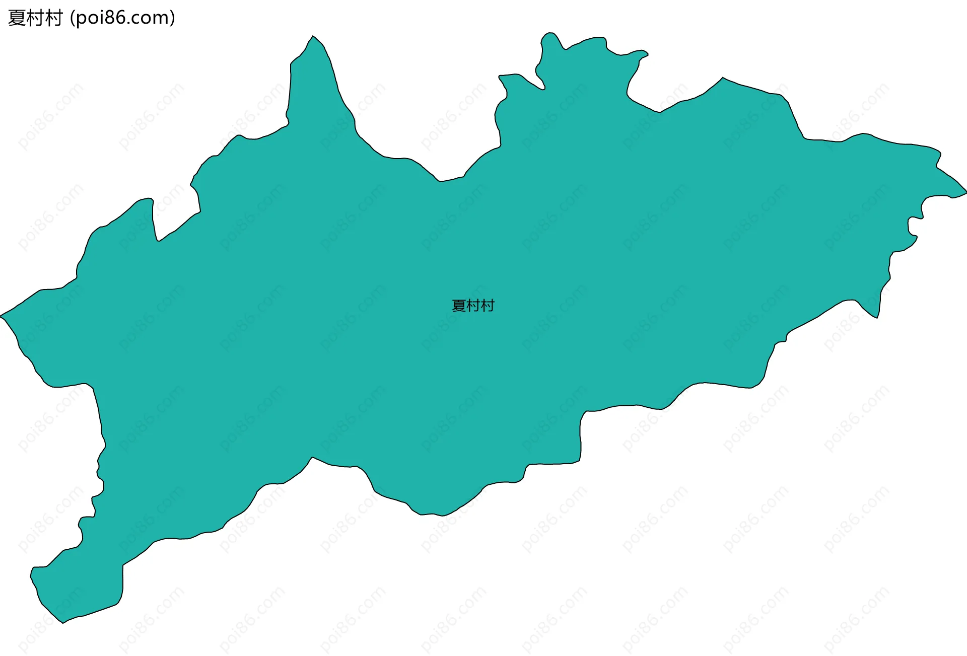 夏村村边界地图