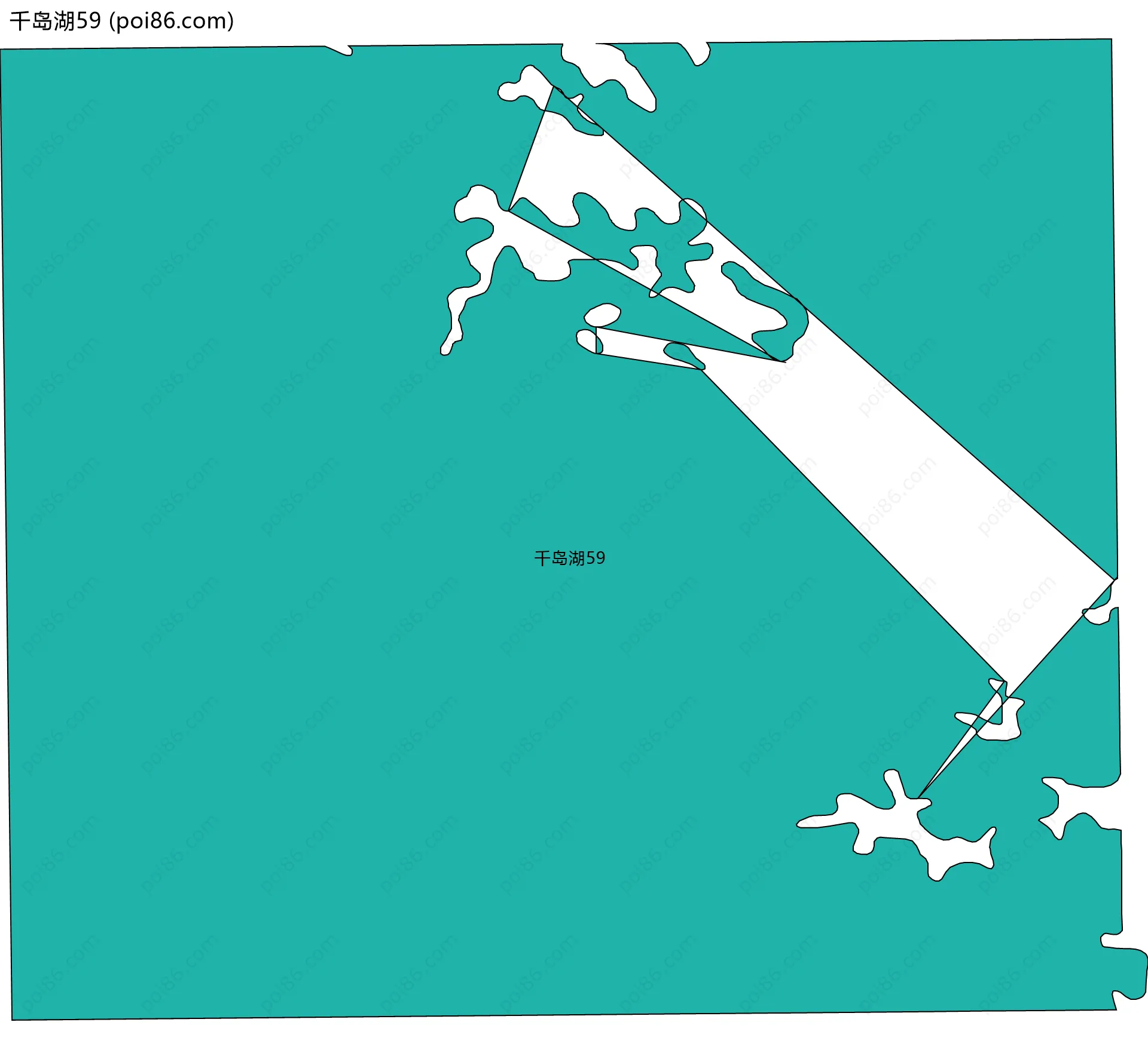 千岛湖59边界地图