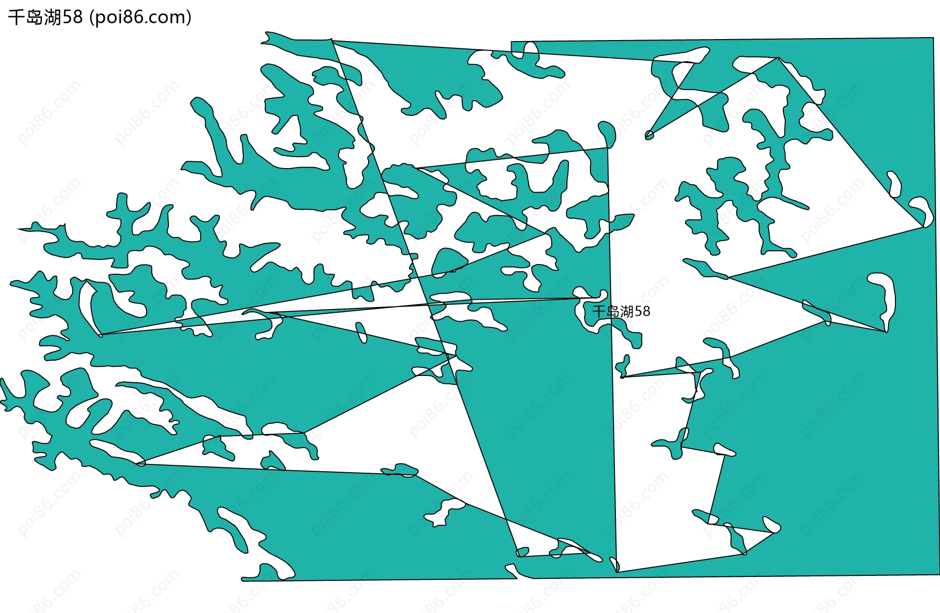 千岛湖58边界地图
