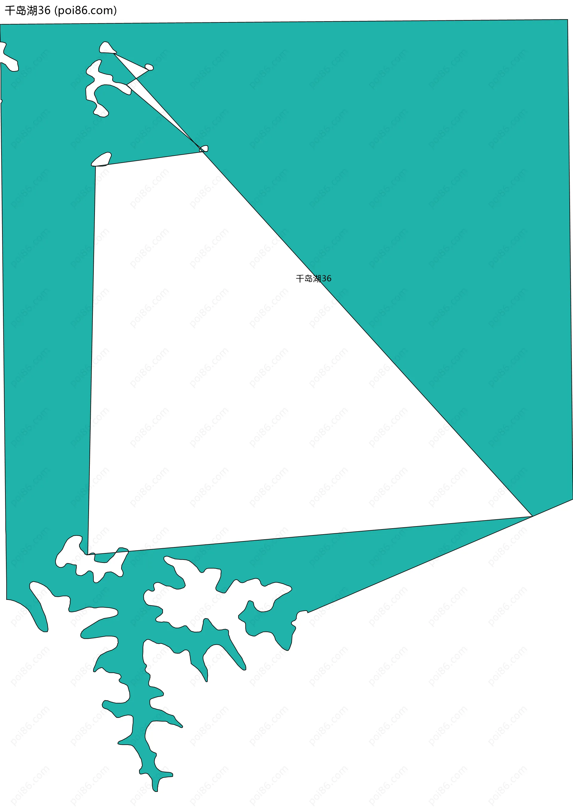 千岛湖36边界地图