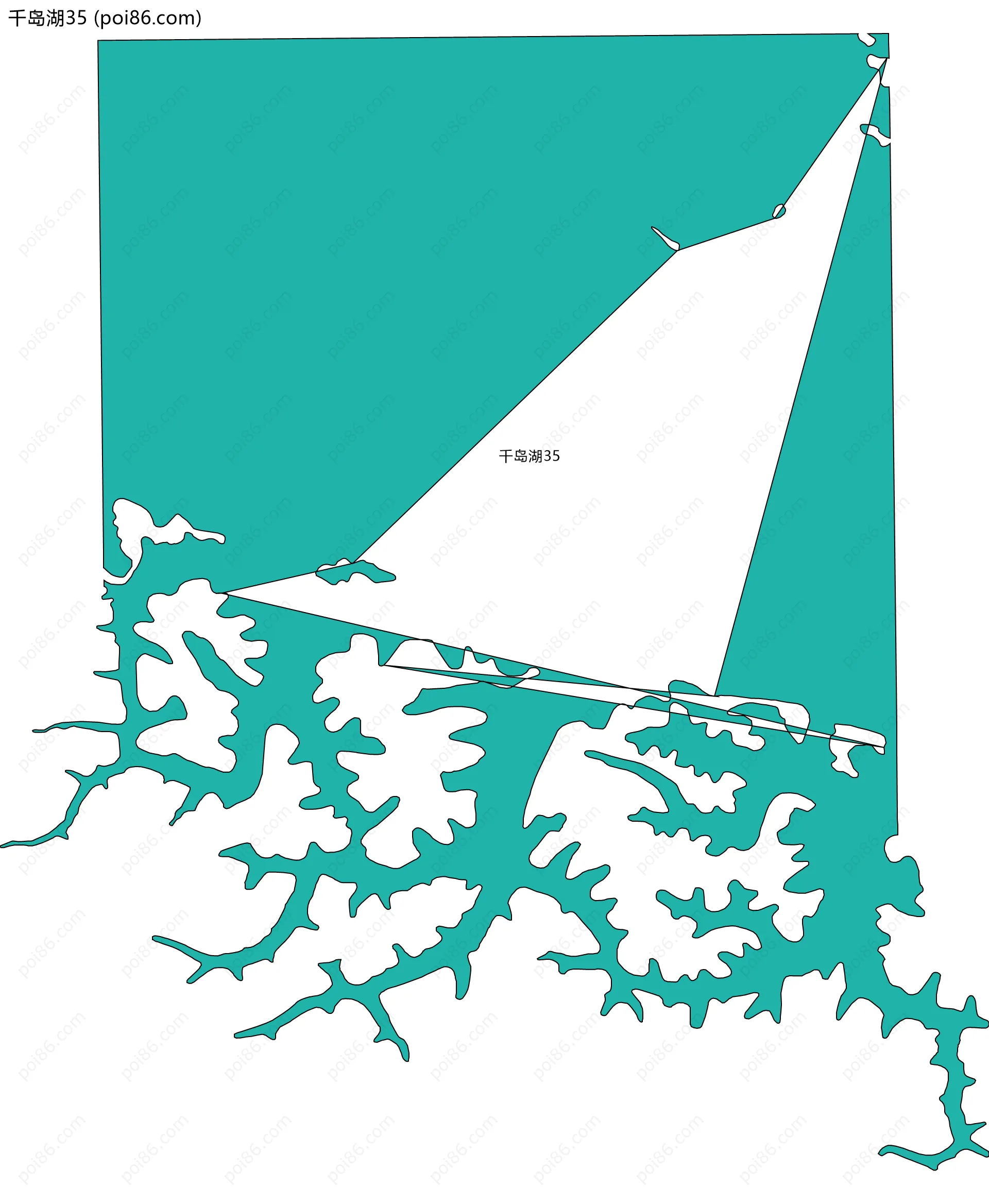 千岛湖35边界地图
