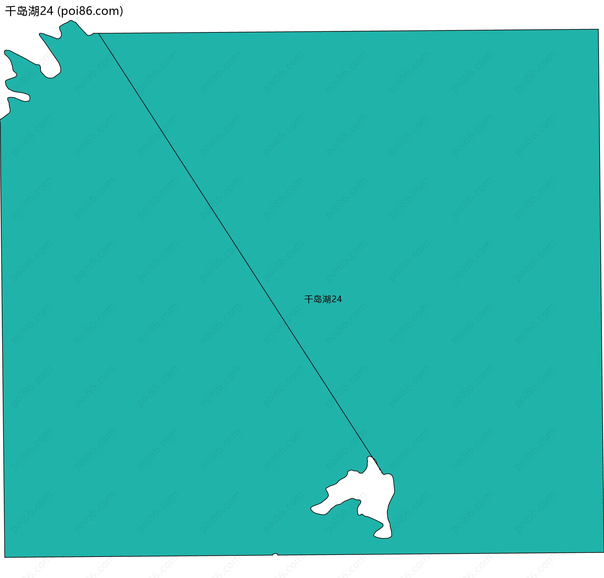 千岛湖24边界地图