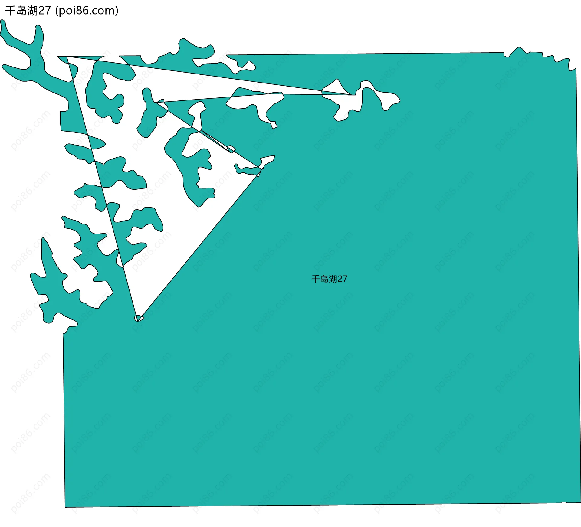 千岛湖27边界地图
