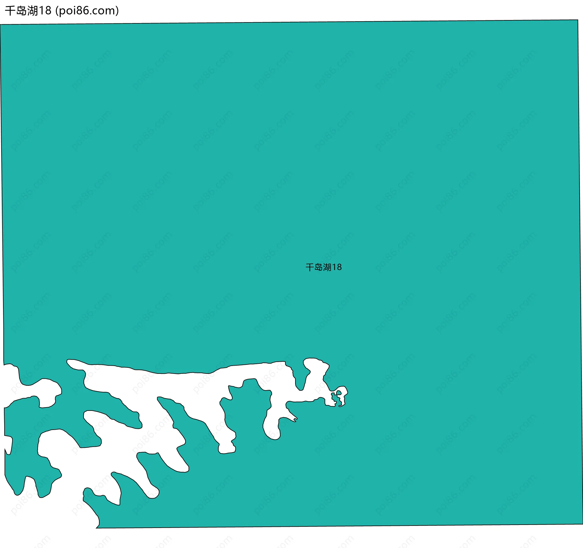 千岛湖18边界地图