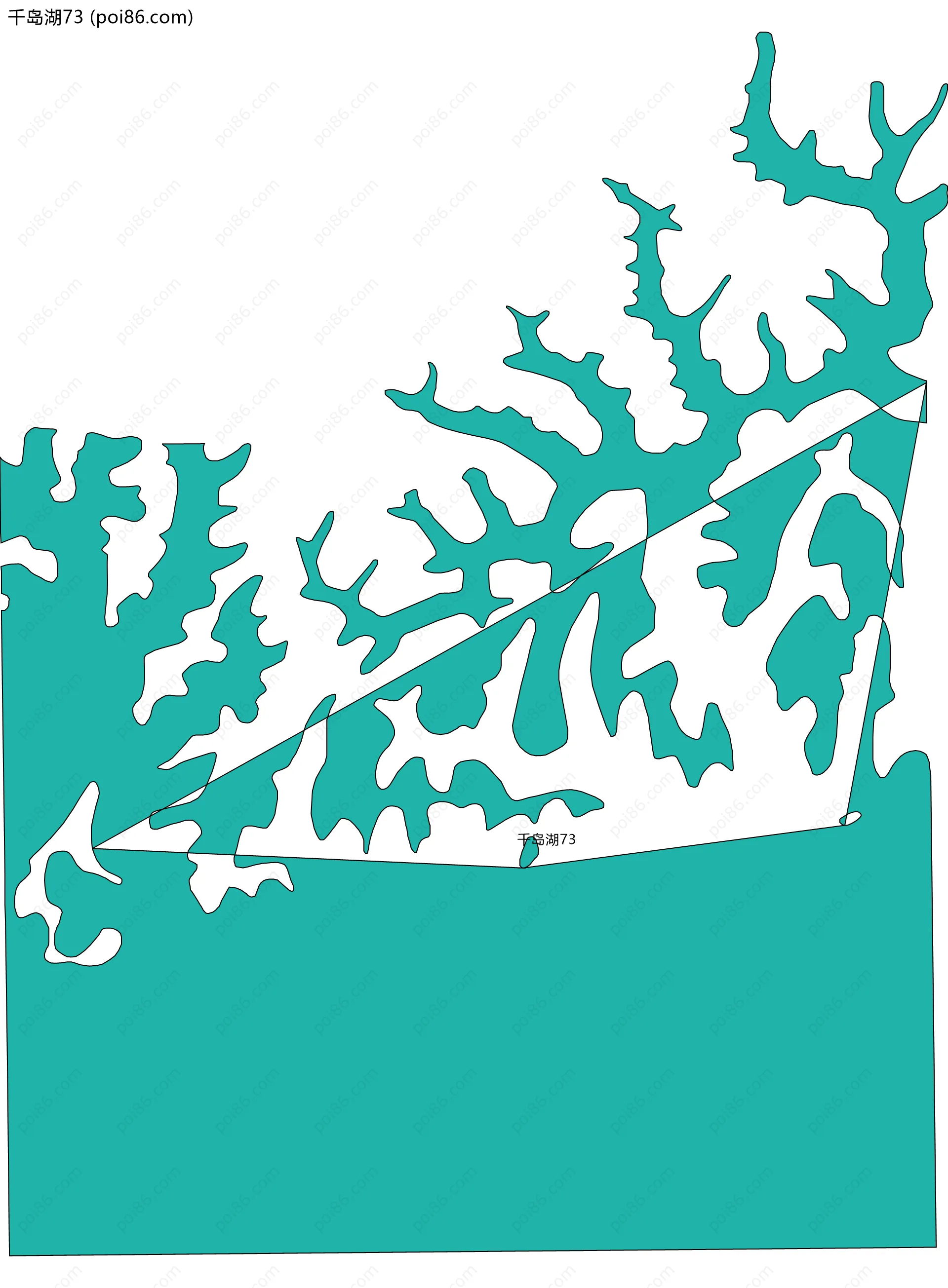 千岛湖73边界地图
