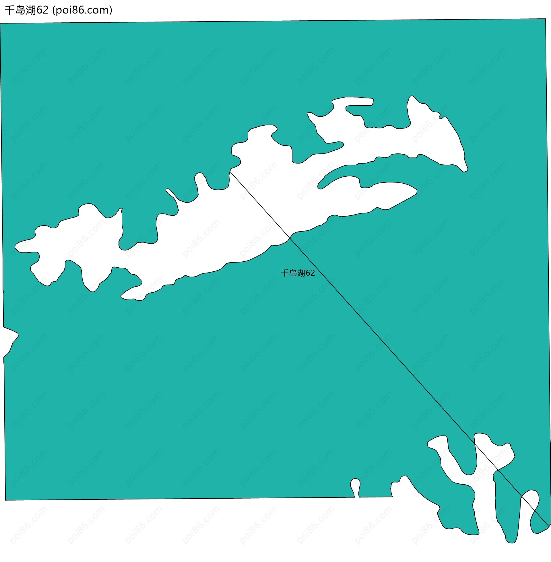 千岛湖62边界地图
