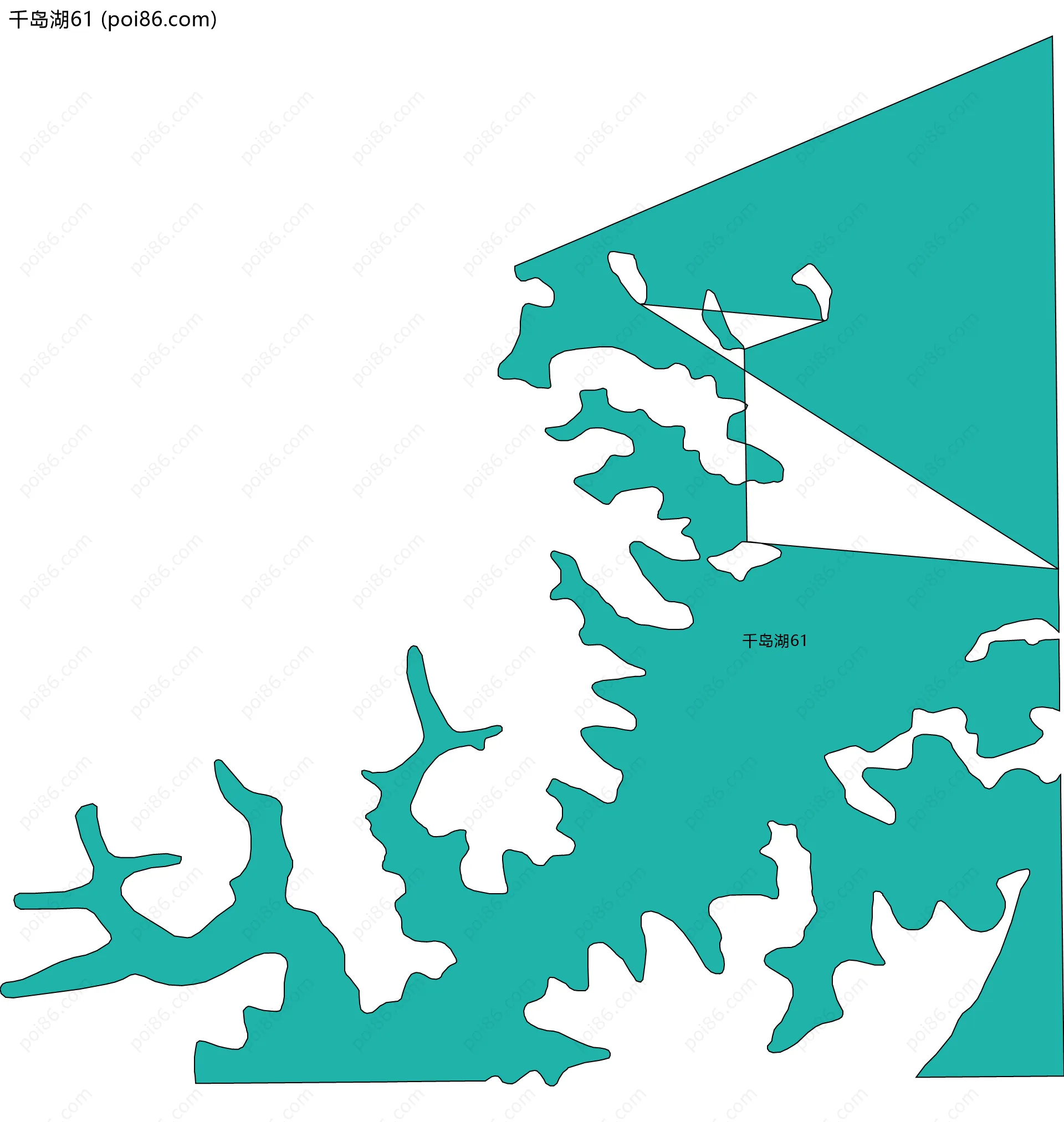 千岛湖61边界地图