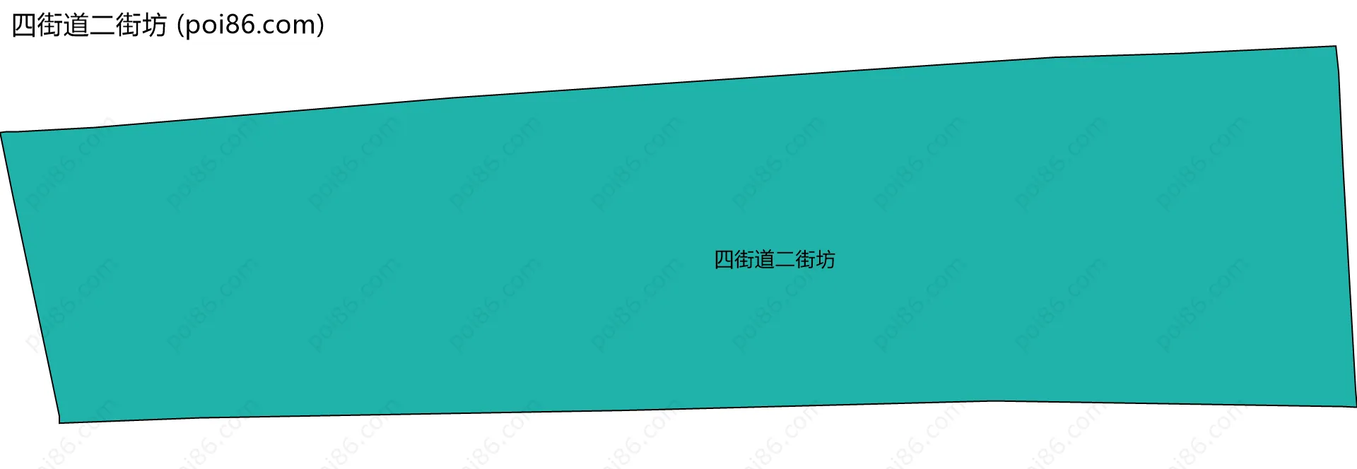 四街道二街坊边界地图