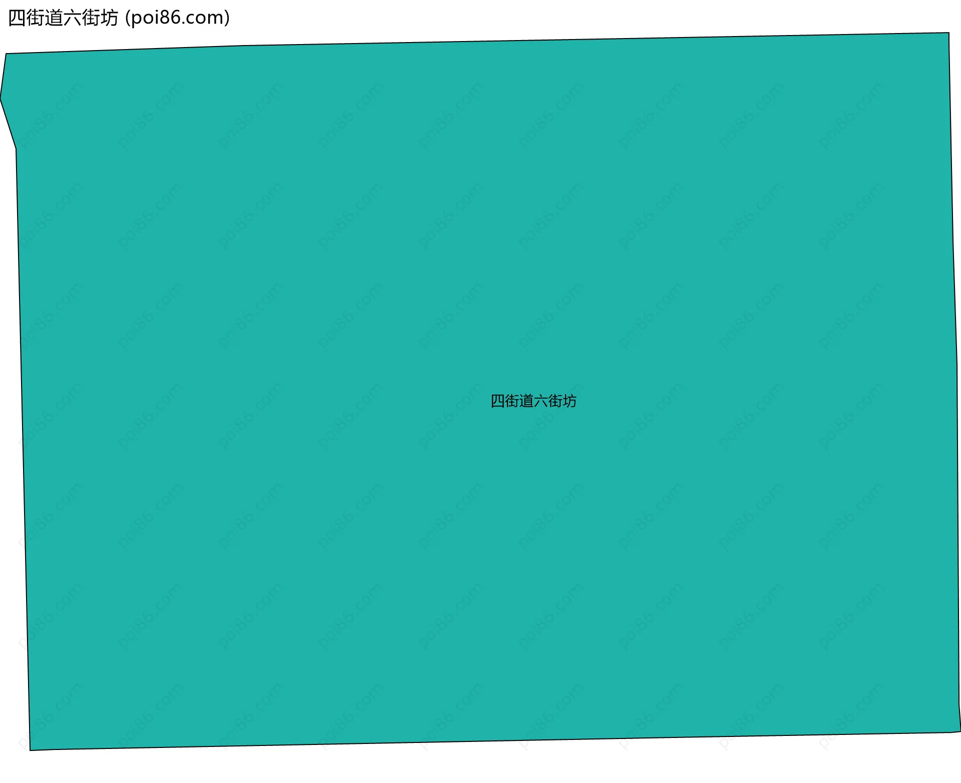 四街道六街坊边界地图