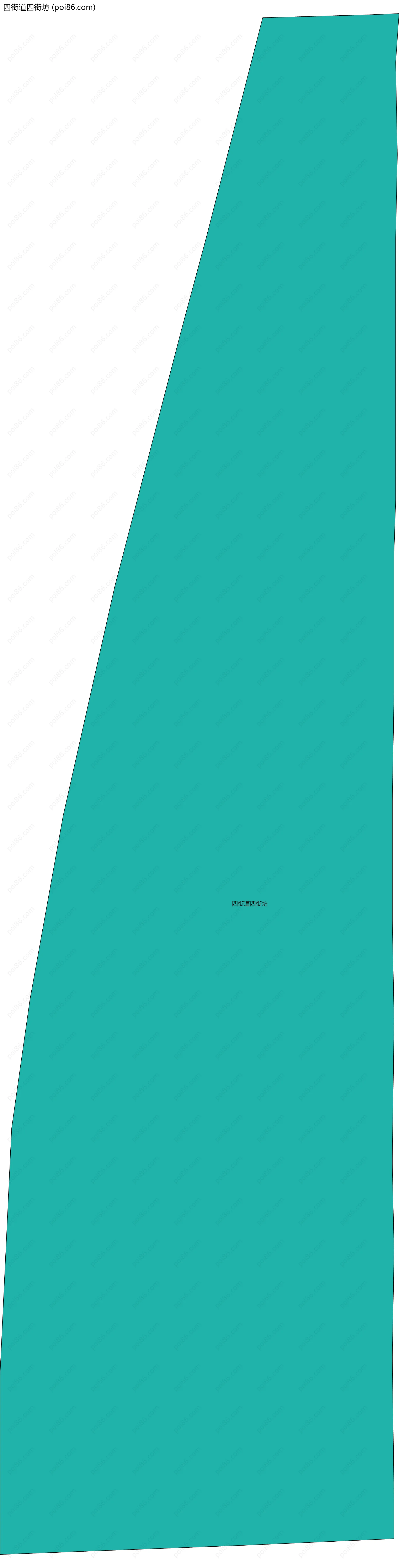 四街道四街坊边界地图