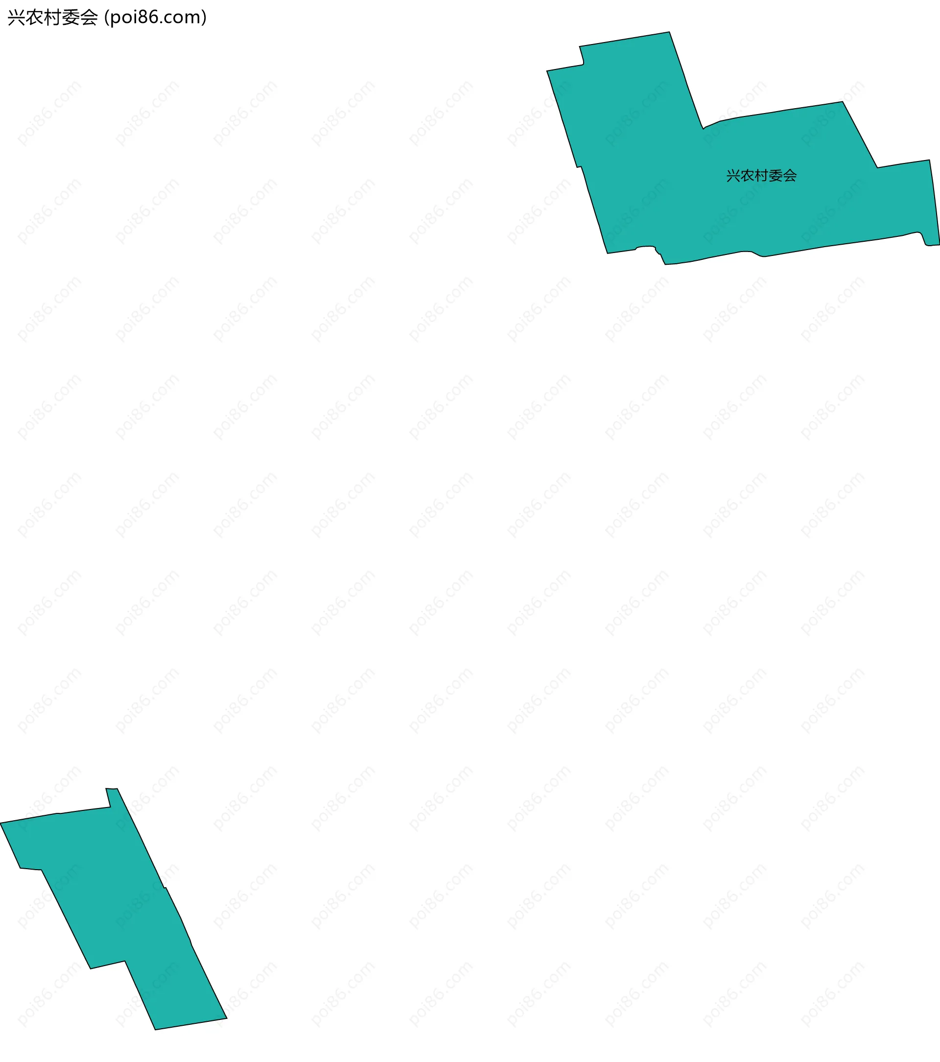 兴农村委会边界地图
