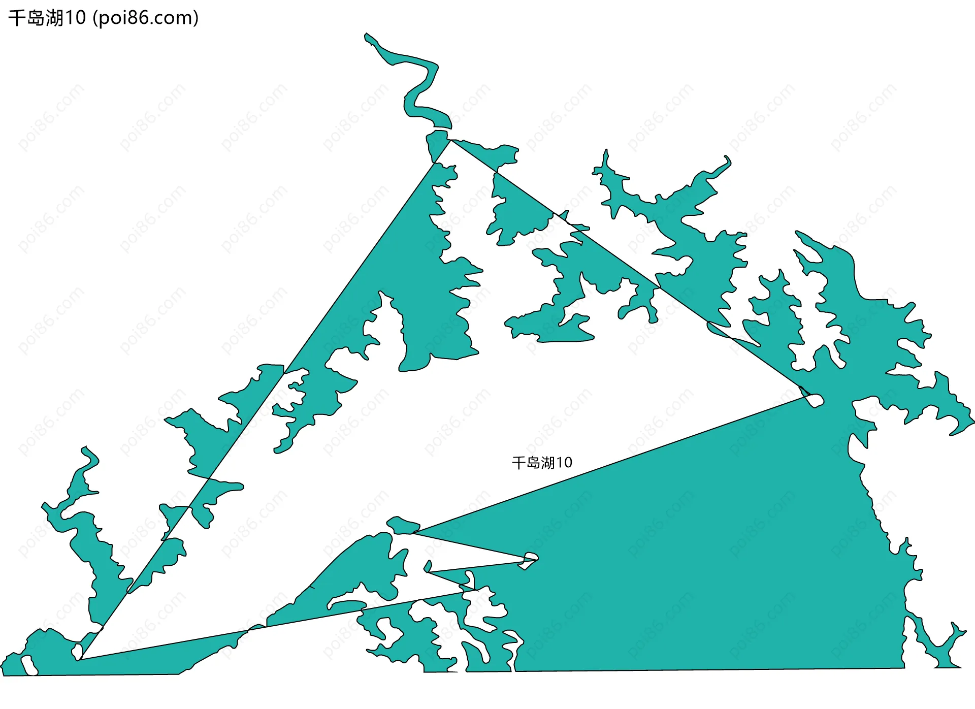 千岛湖10边界地图