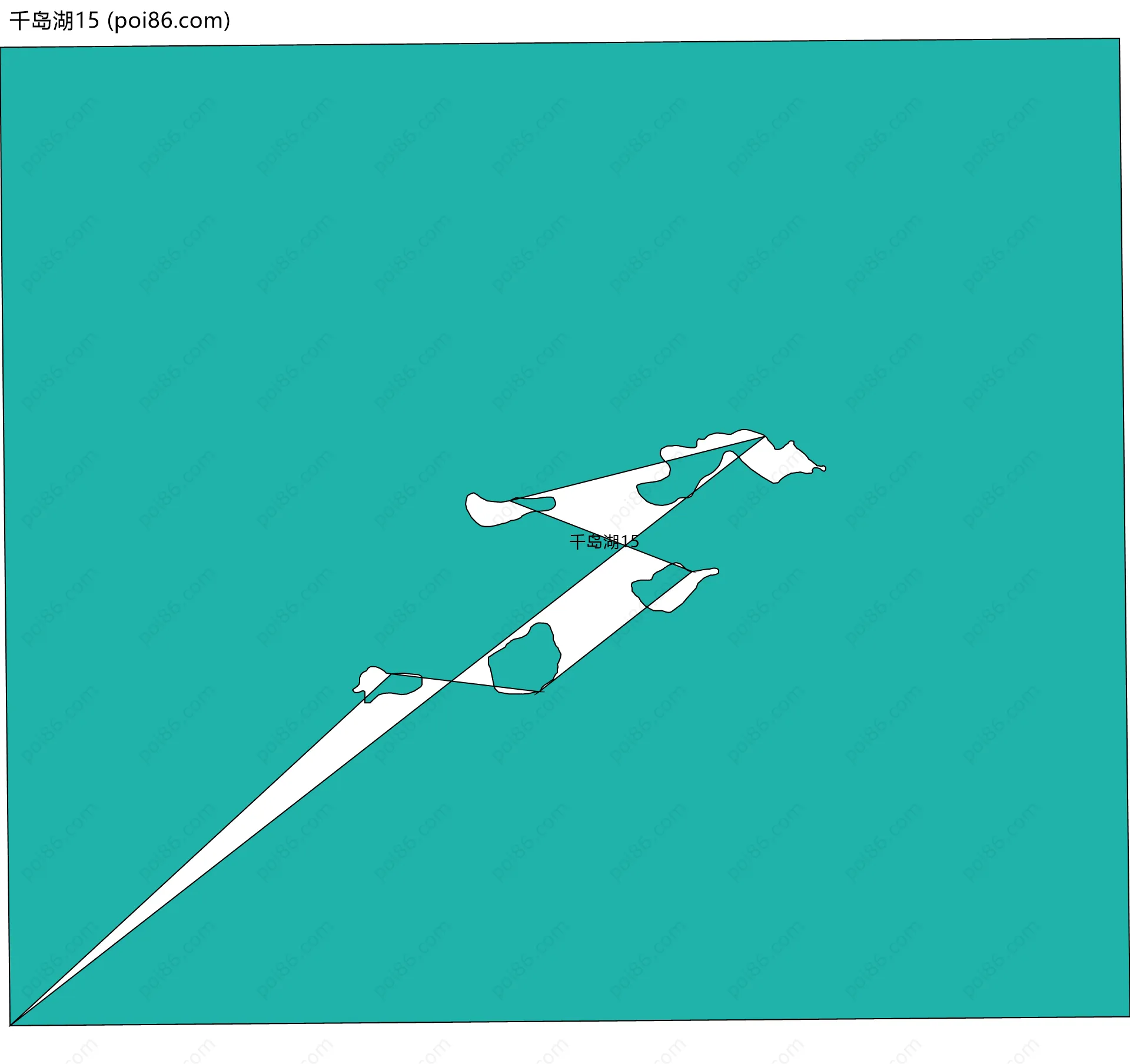千岛湖15边界地图